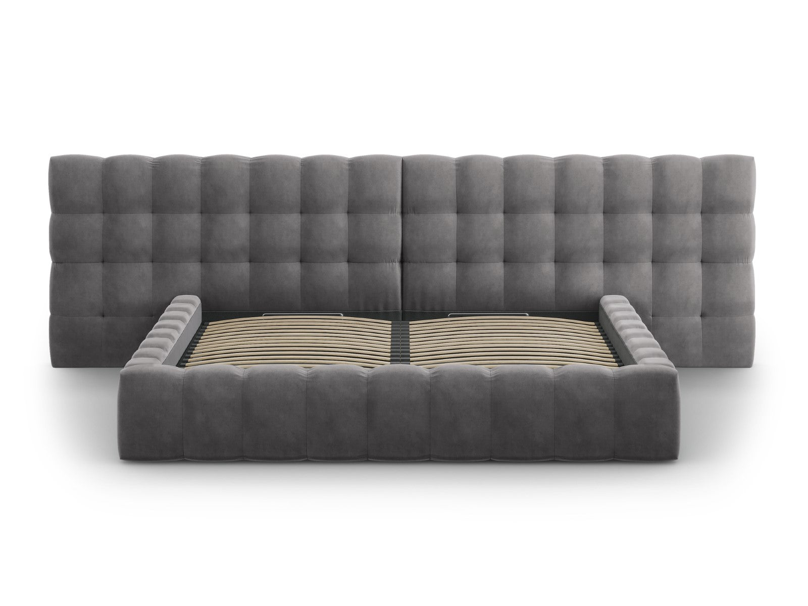 Mamaia okvir kreveta s duplim uzglavljem i spremnikom za odlaganje