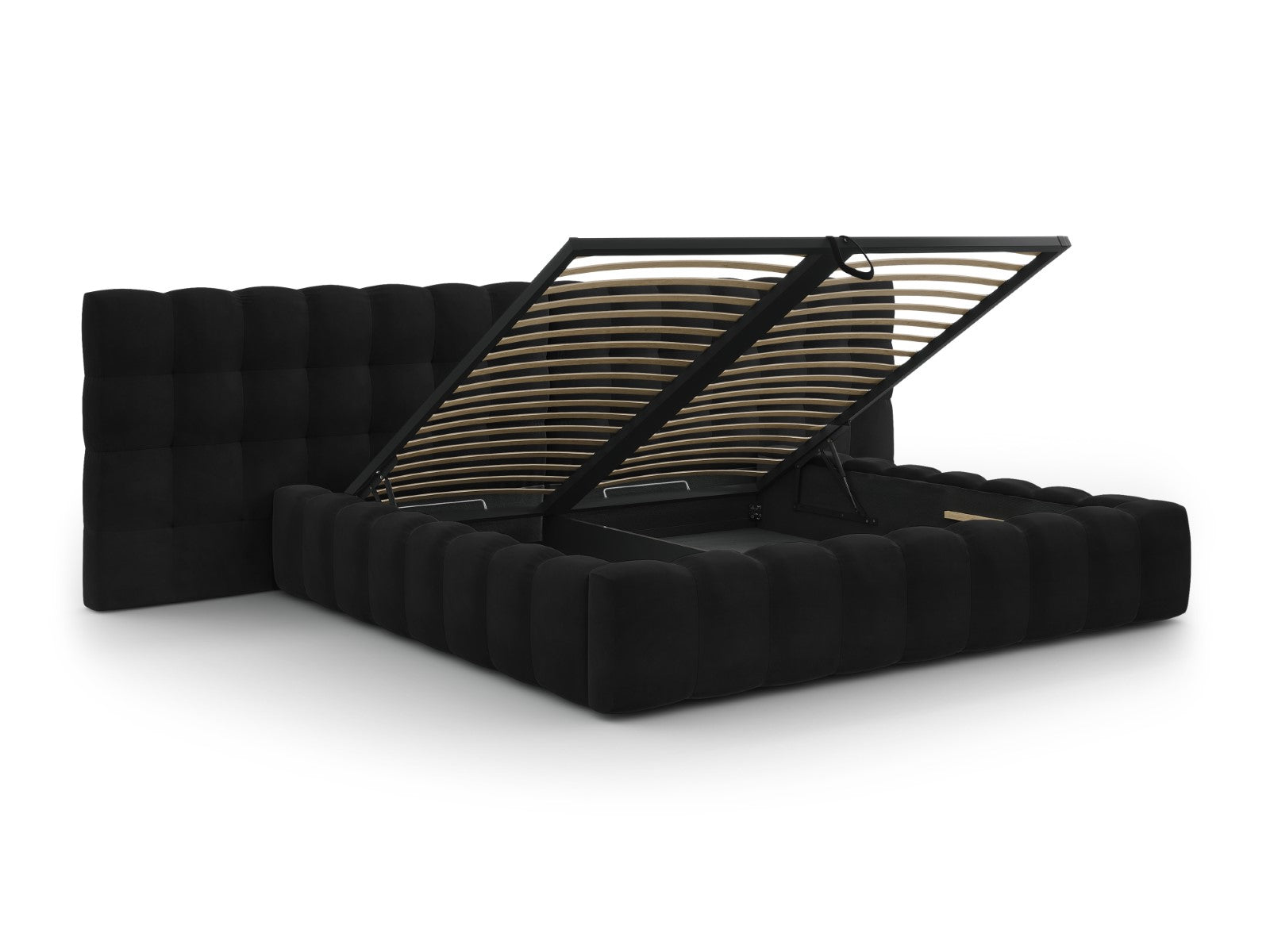 Mamaia okvir kreveta s duplim uzglavljem i spremnikom za odlaganje