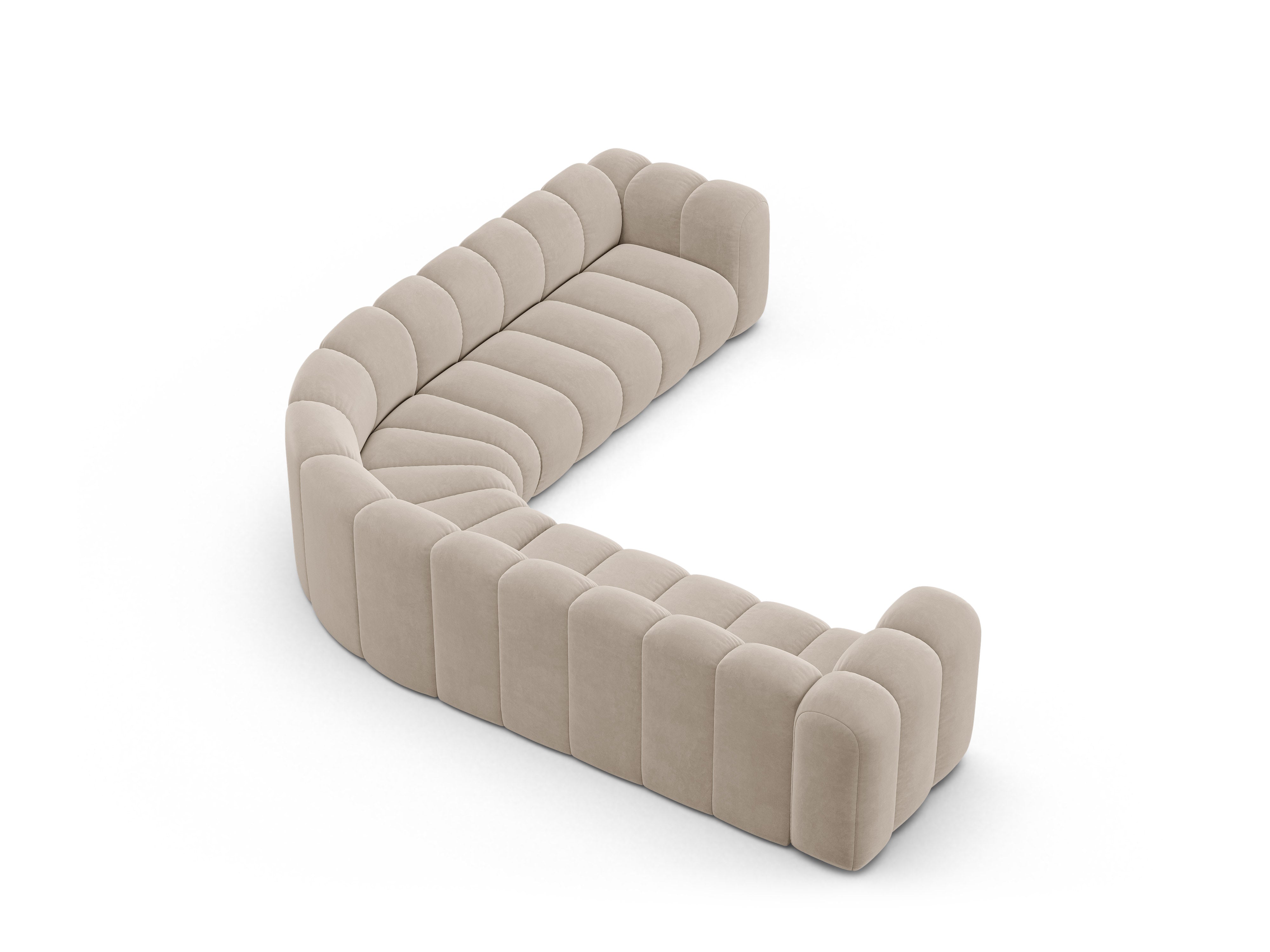 Kutna garnitura Lupine 309x309cm, Materijal: Baršun