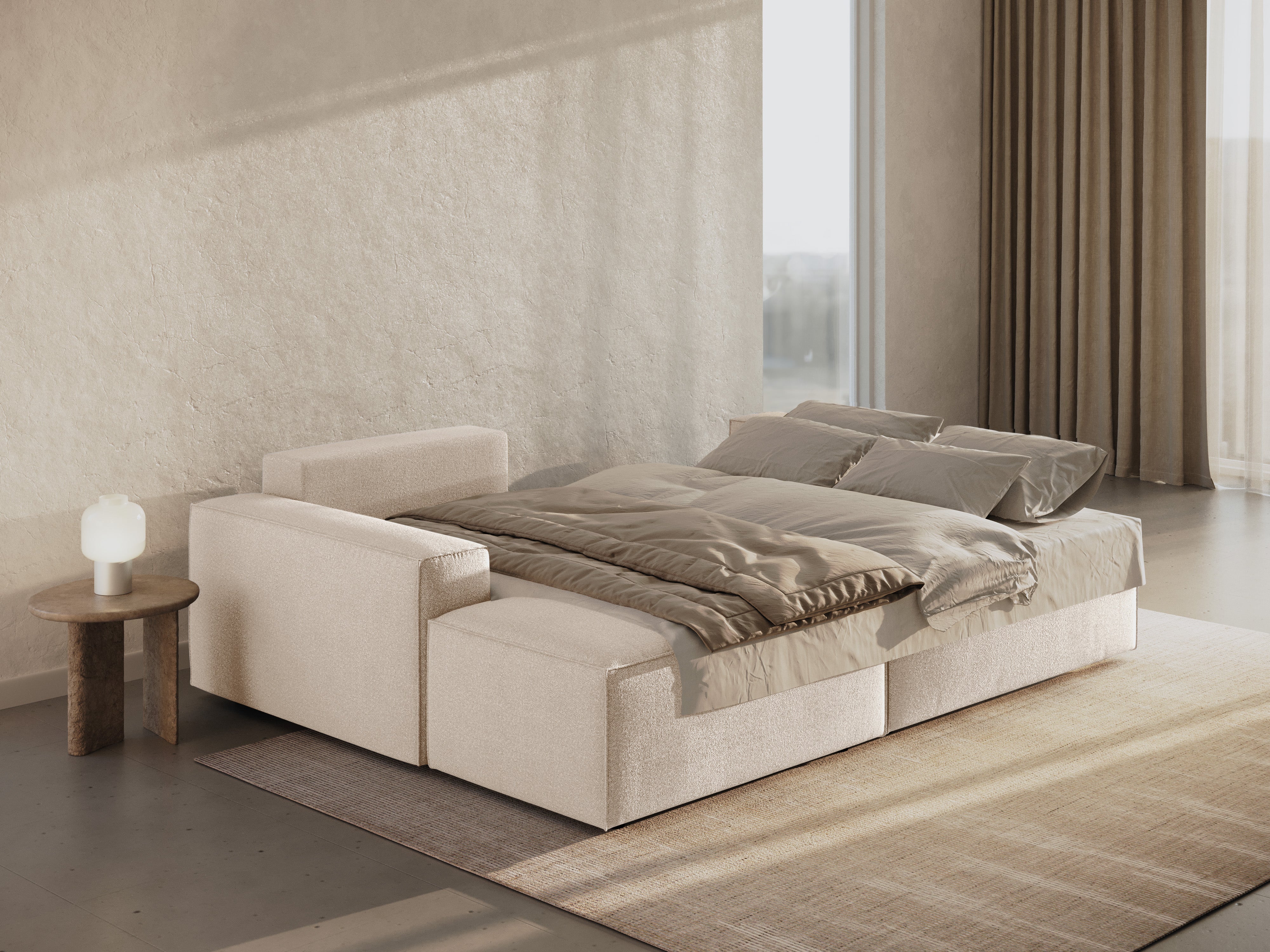 Kutna garnitura Jodie 246x151cm, Materijal: Boucle