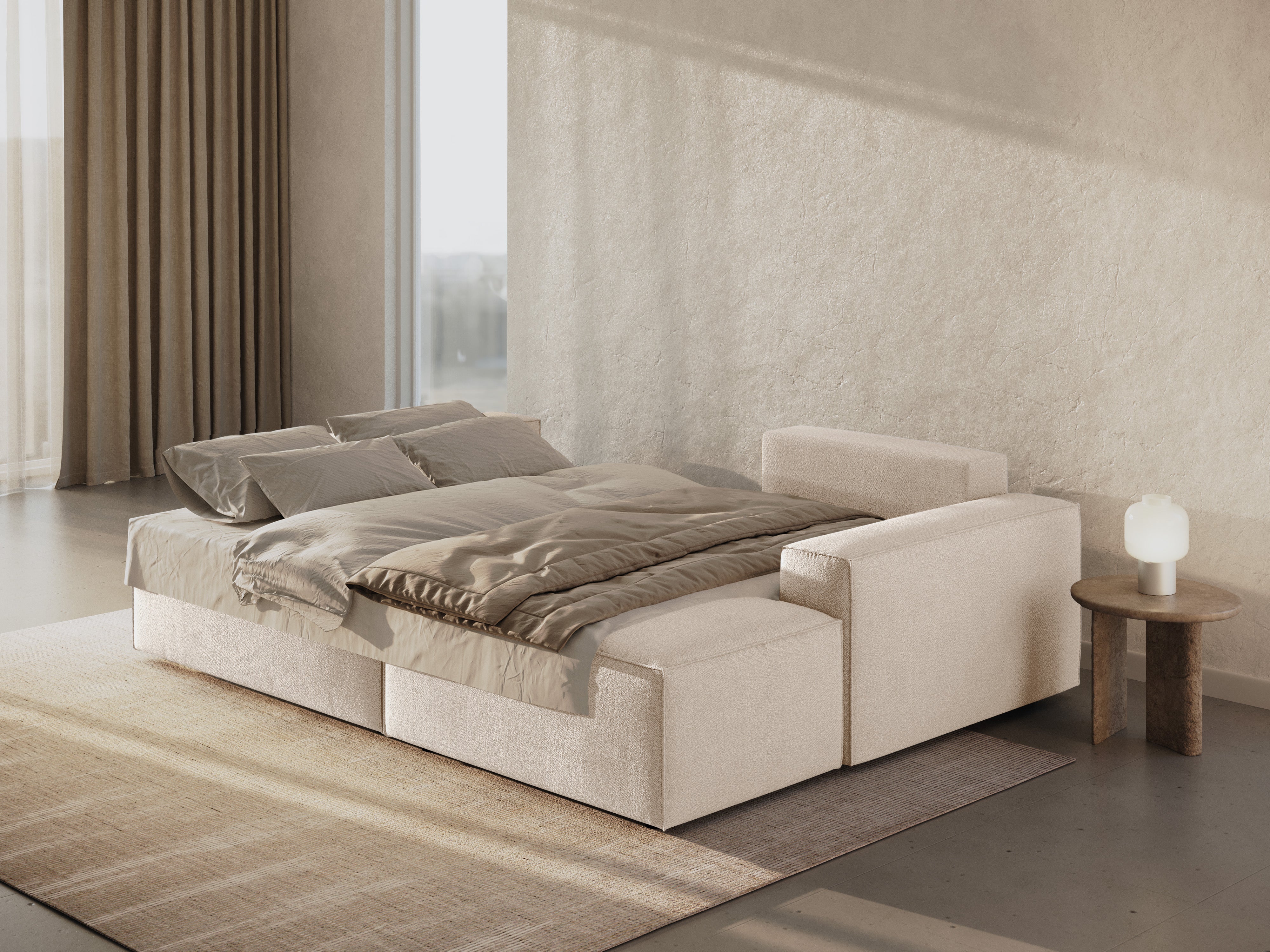 Kutna garnitura Jodie 246x151cm, Materijal: Boucle