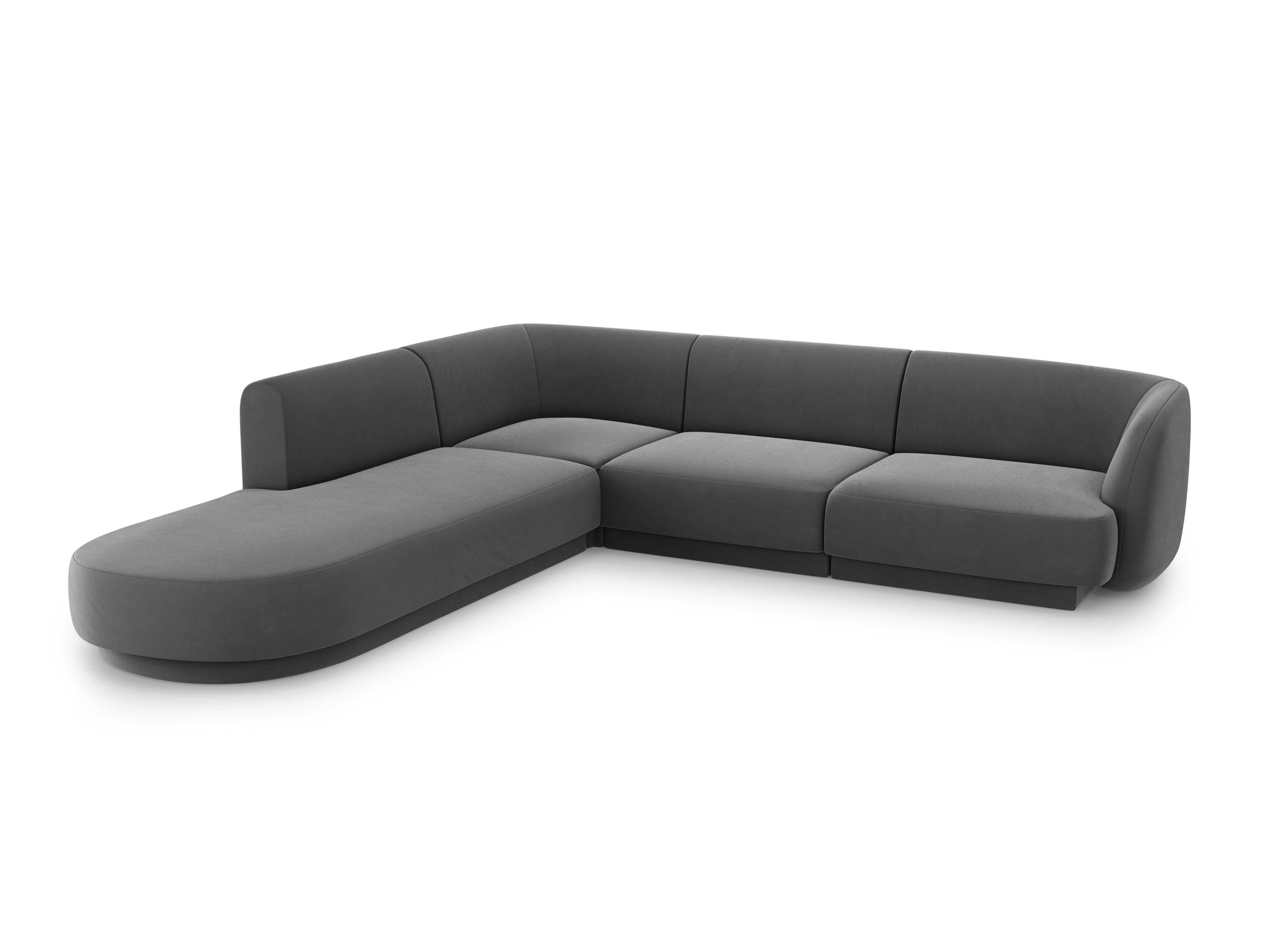 Kutna garnitura Miley 255x248cm, Materijal: Baršun