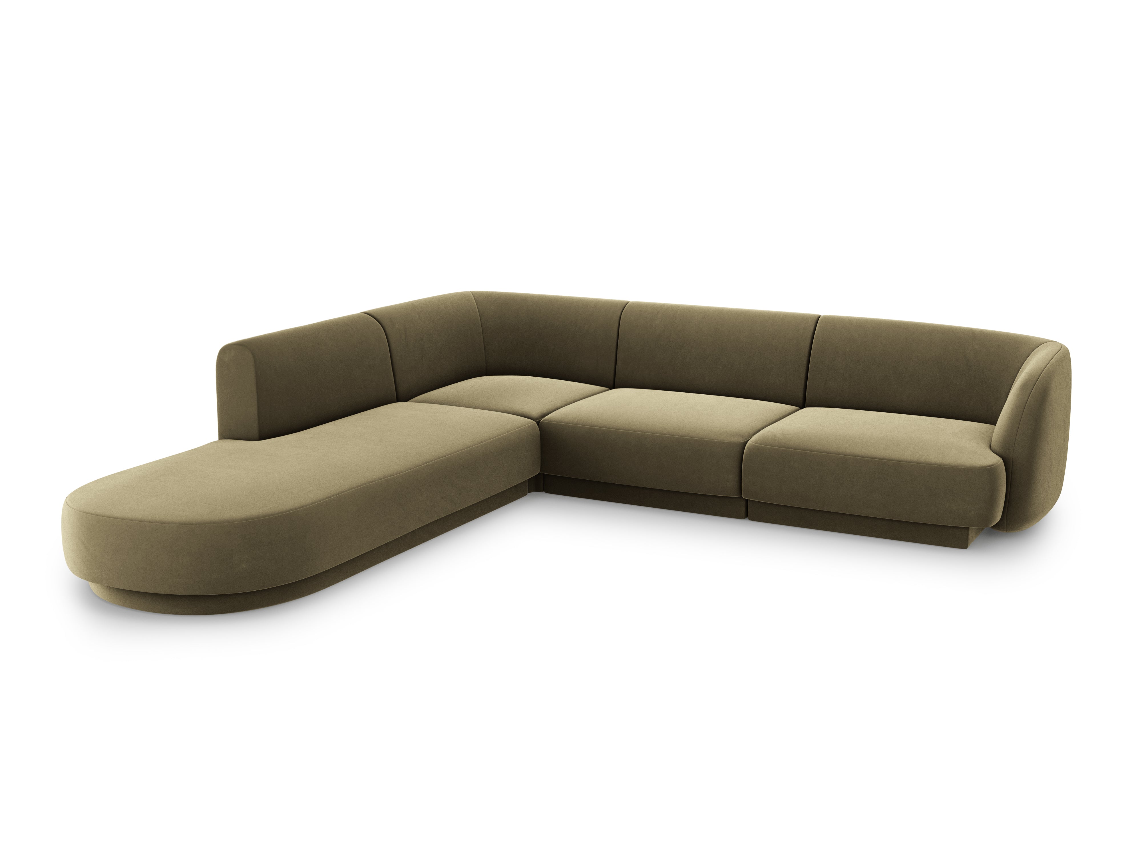 Kutna garnitura Miley 255x248cm, Materijal: Baršun