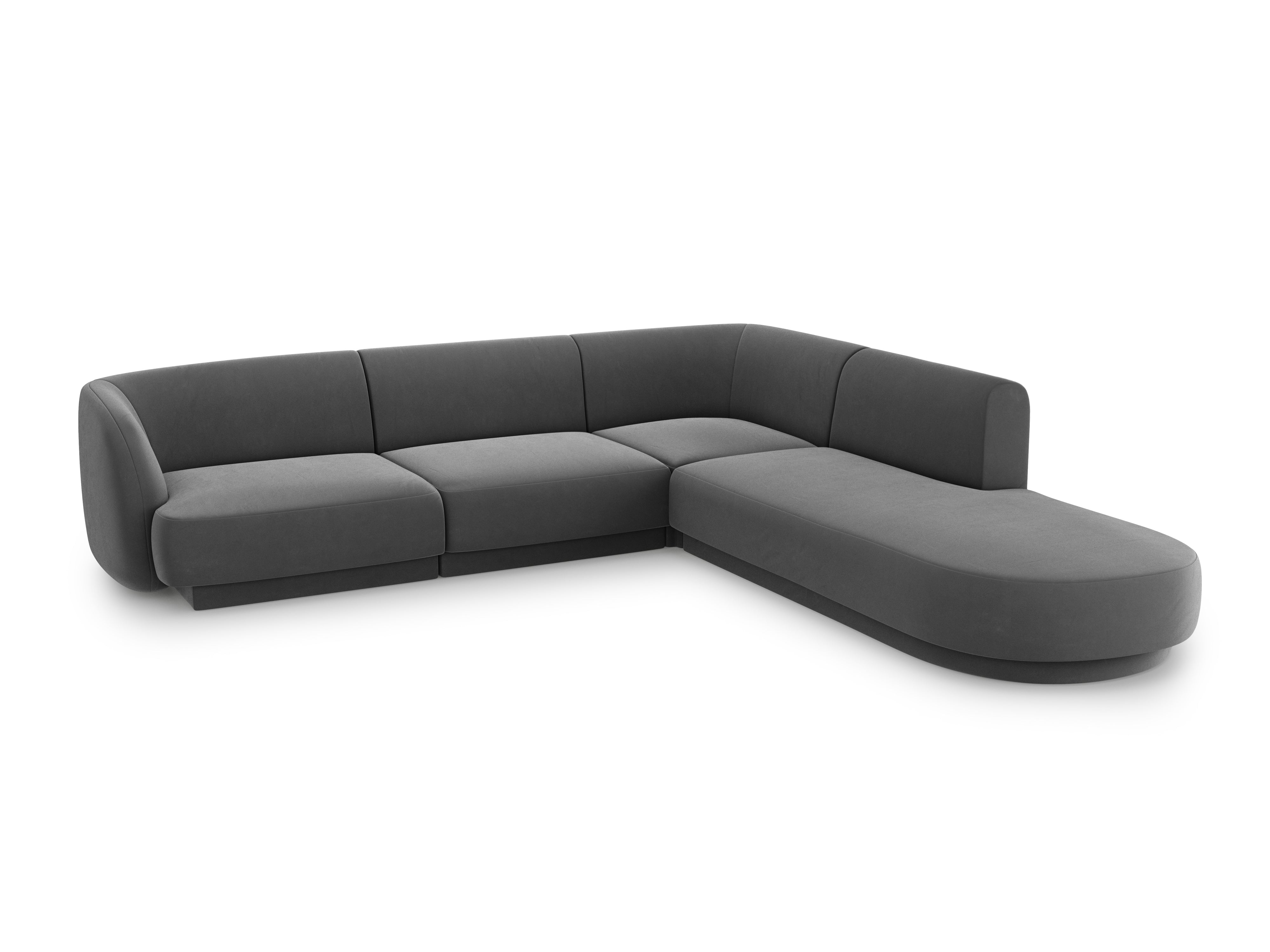 Kutna garnitura Miley 255x248cm, Materijal: Baršun