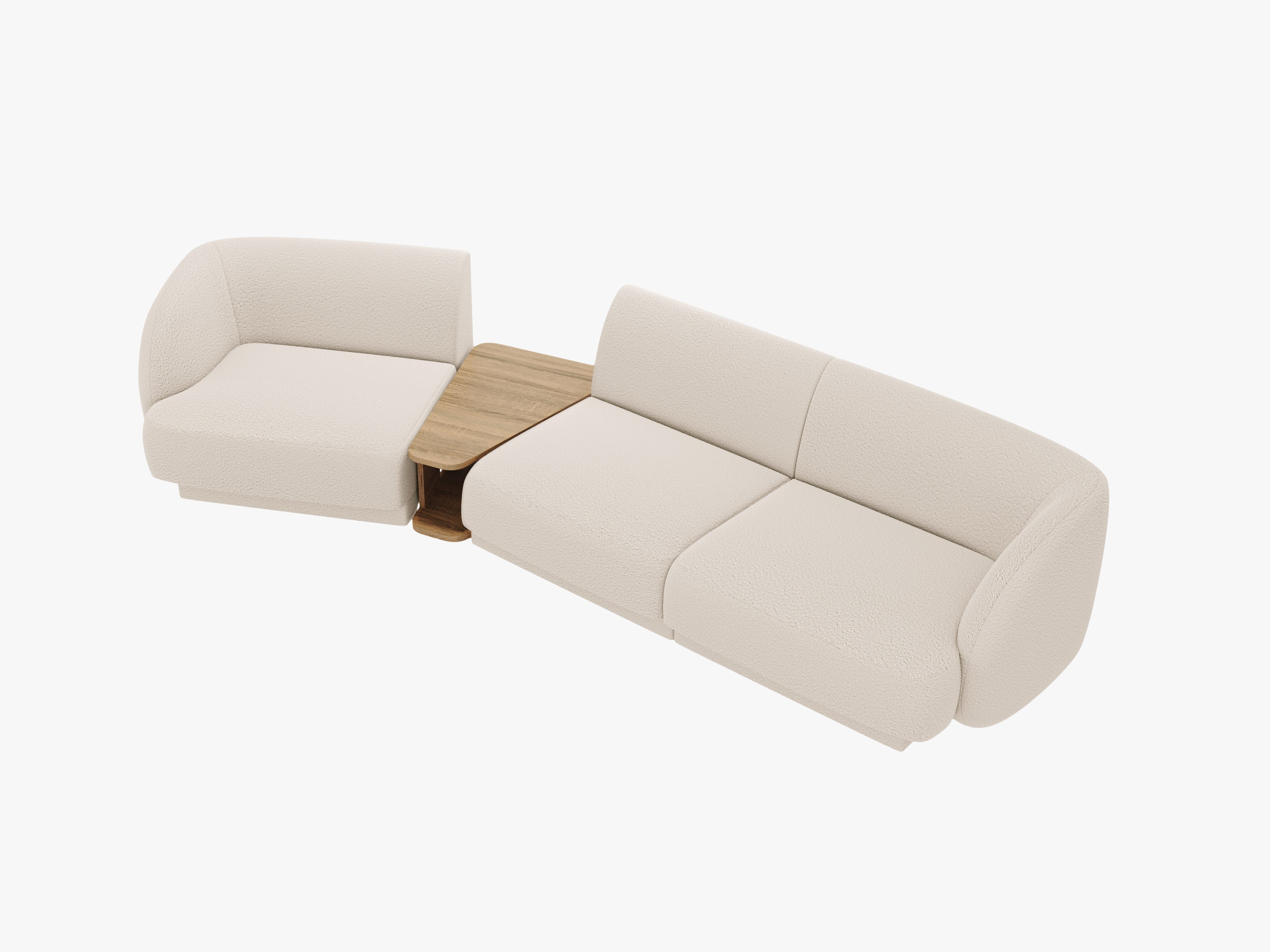 Kutna garnitura Miley 303x126cm, Materijal: Boucle