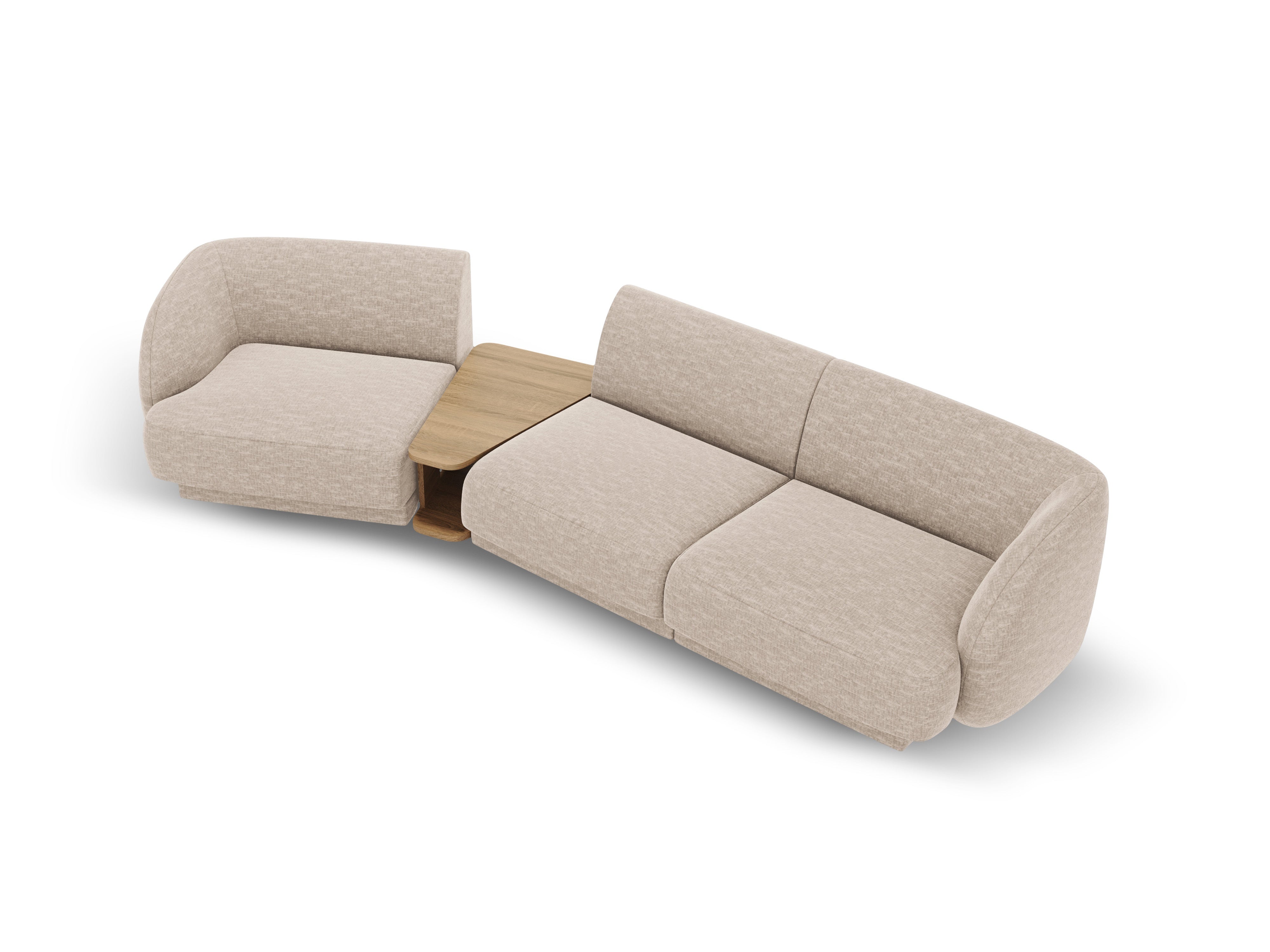 Kutna garnitura Miley 303x126cm, Materijal: Chenille