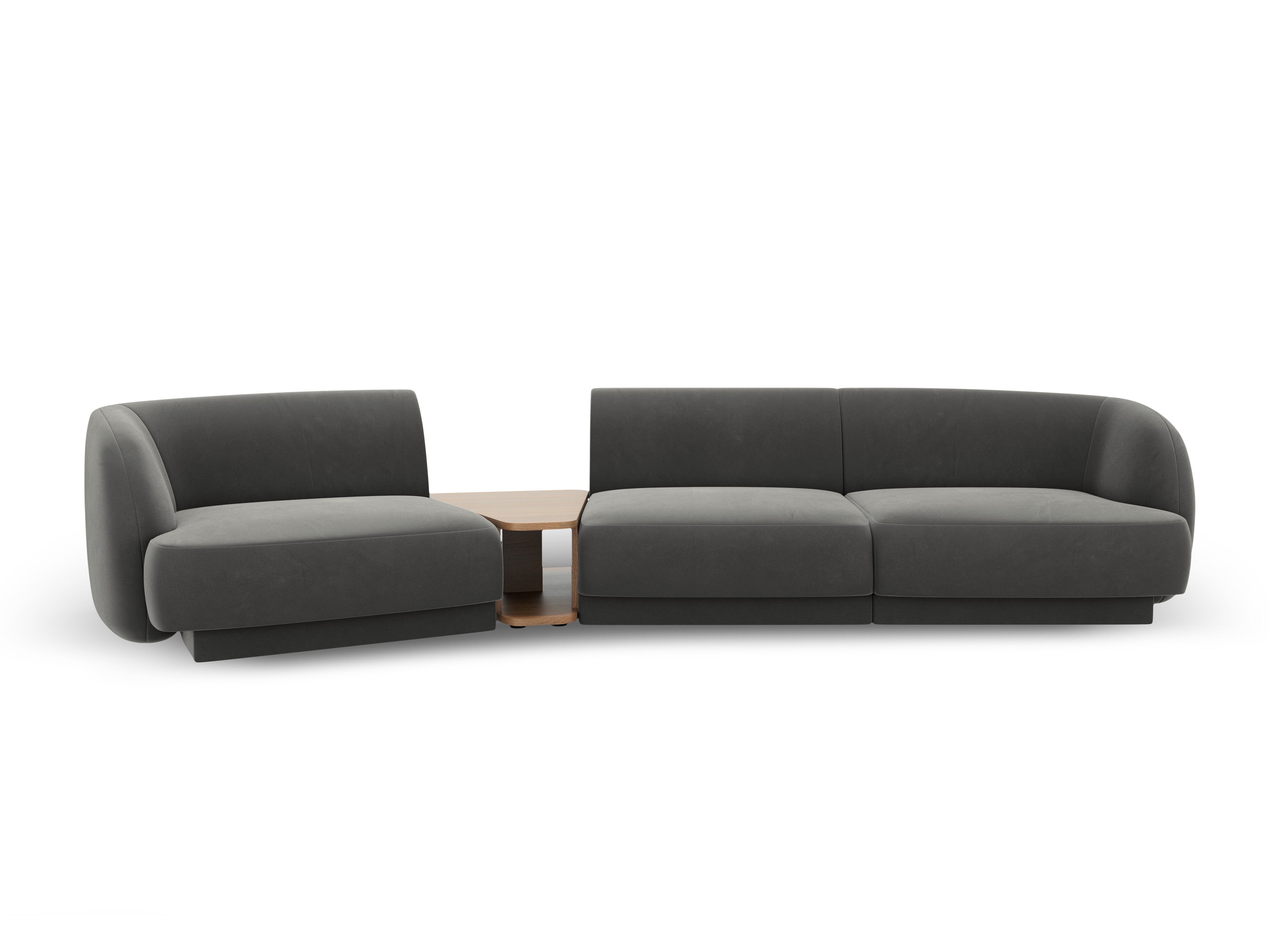 Kutna garnitura Miley 303x126cm, Materijal: Baršun