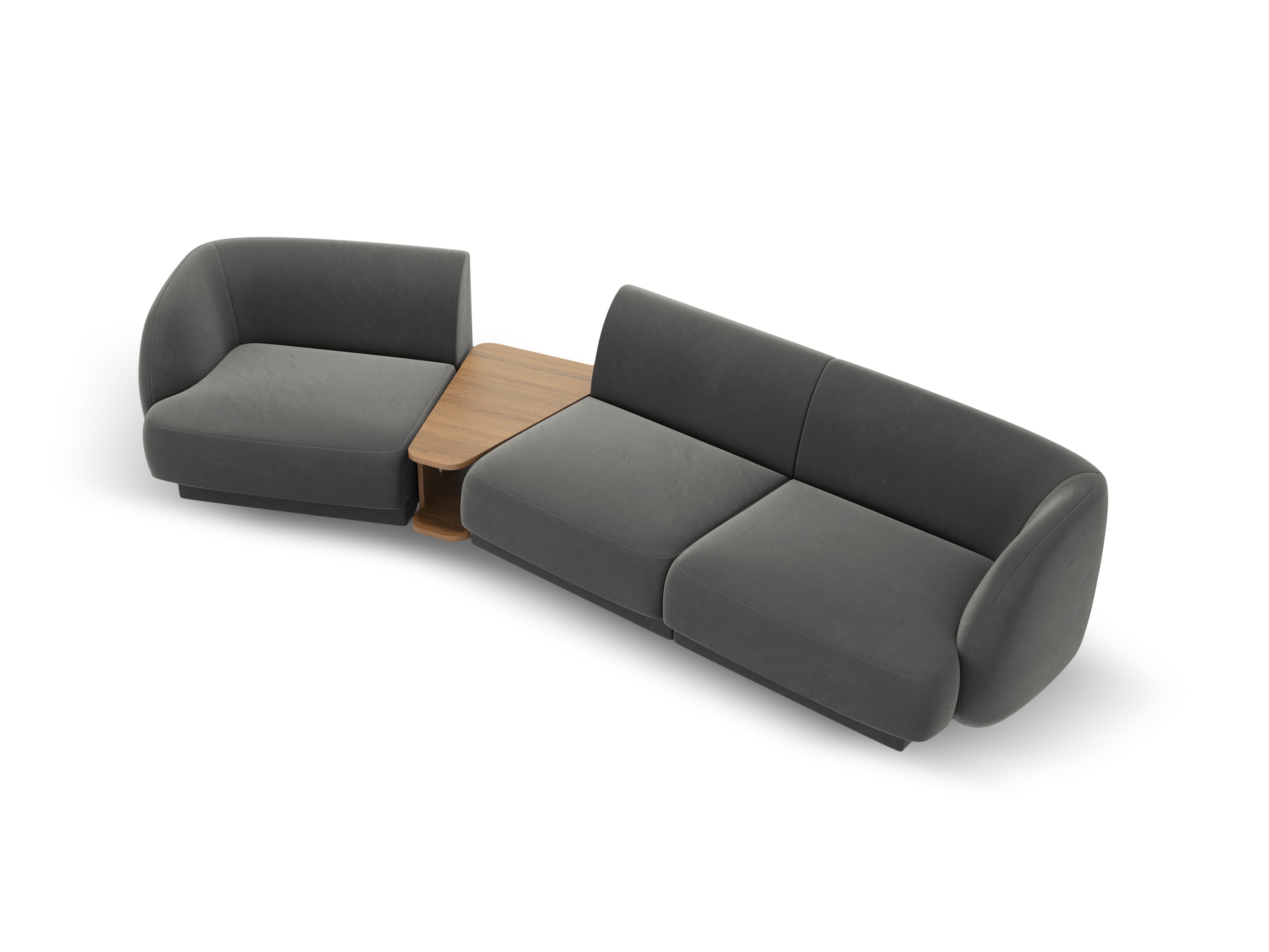 Kutna garnitura Miley 303x126cm, Materijal: Baršun