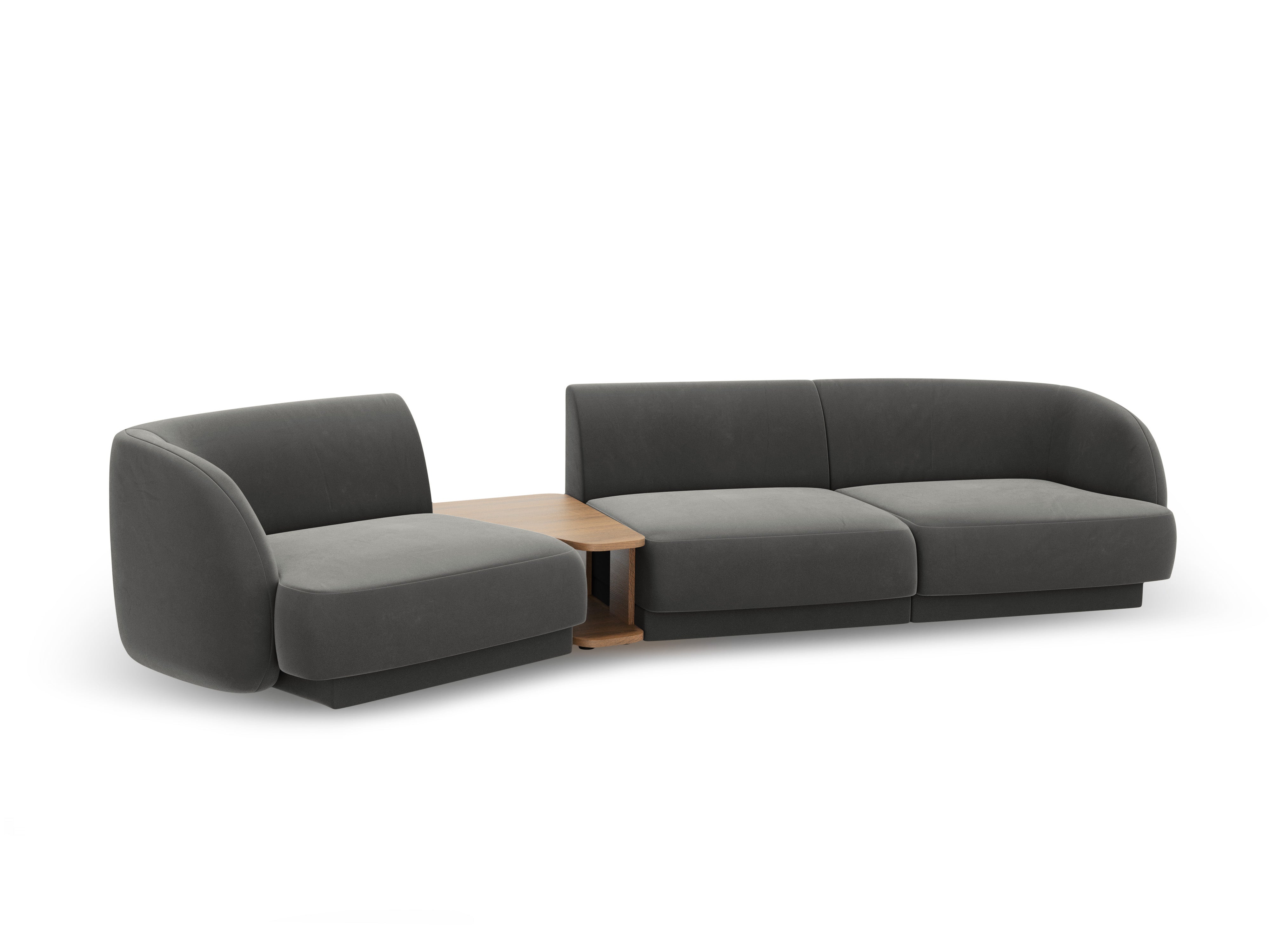 Kutna garnitura Miley 303x126cm, Materijal: Baršun