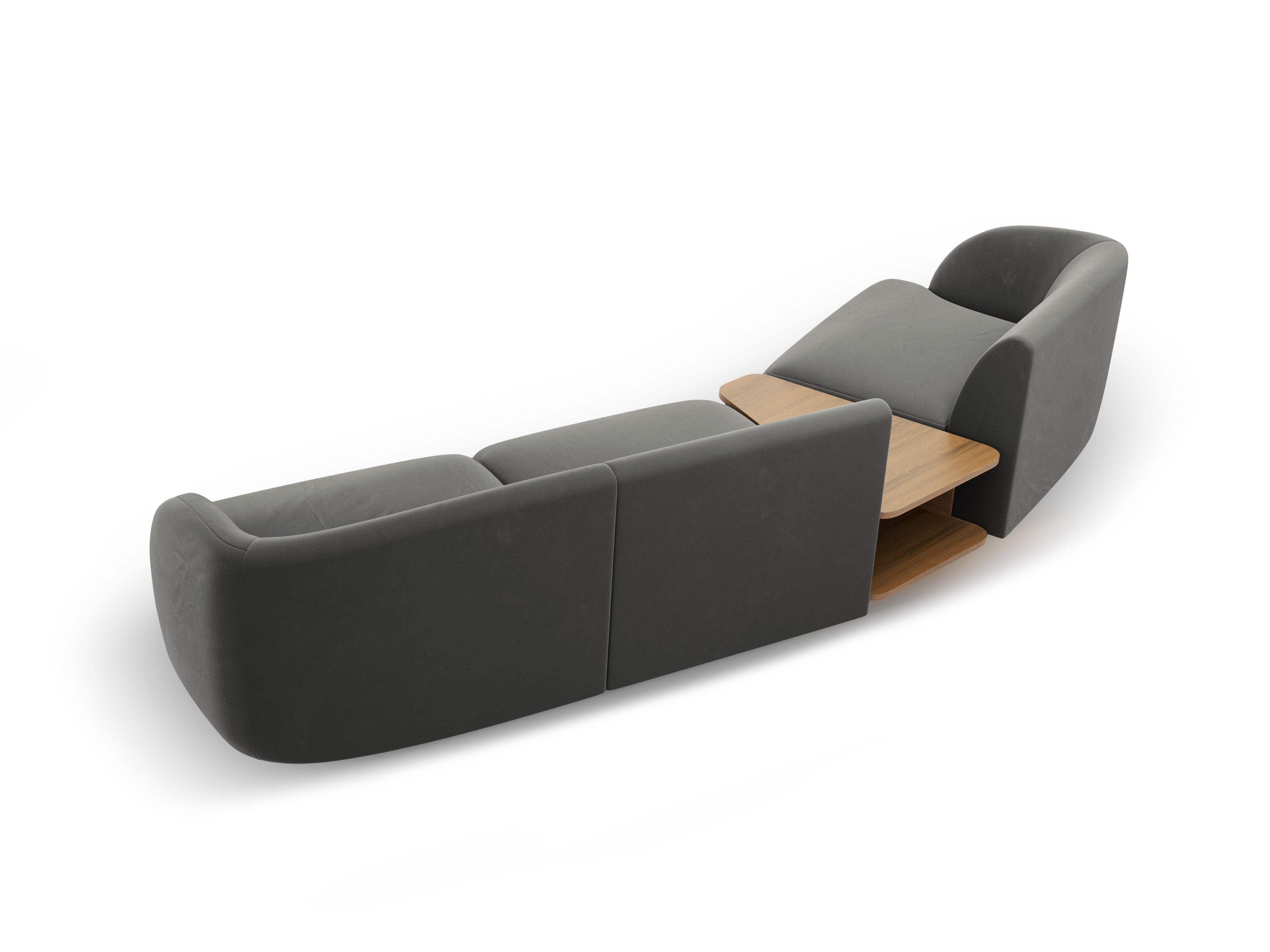 Kutna garnitura Miley 303x126cm, Materijal: Baršun