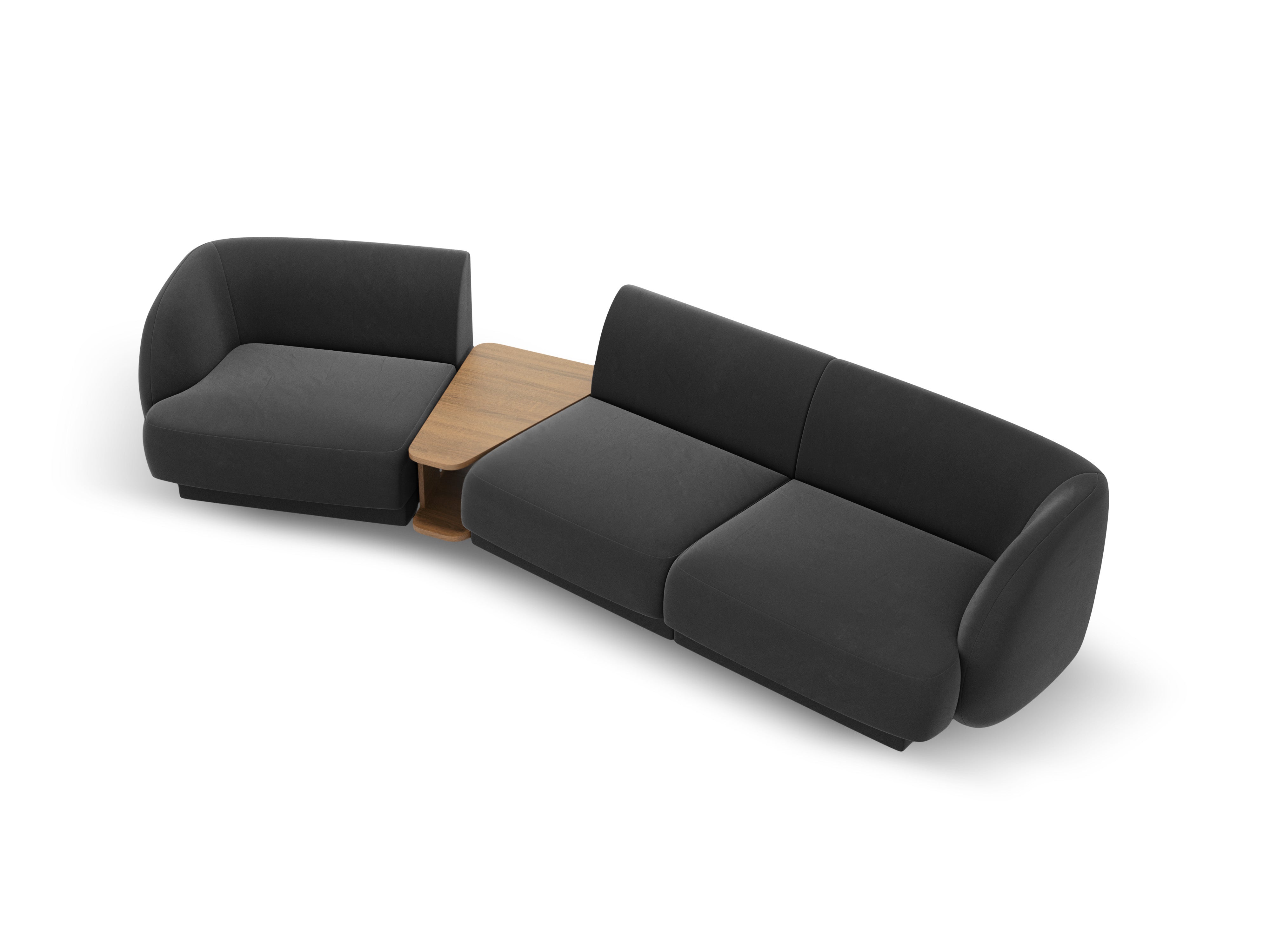 Kutna garnitura Miley 303x126cm, Materijal: Baršun
