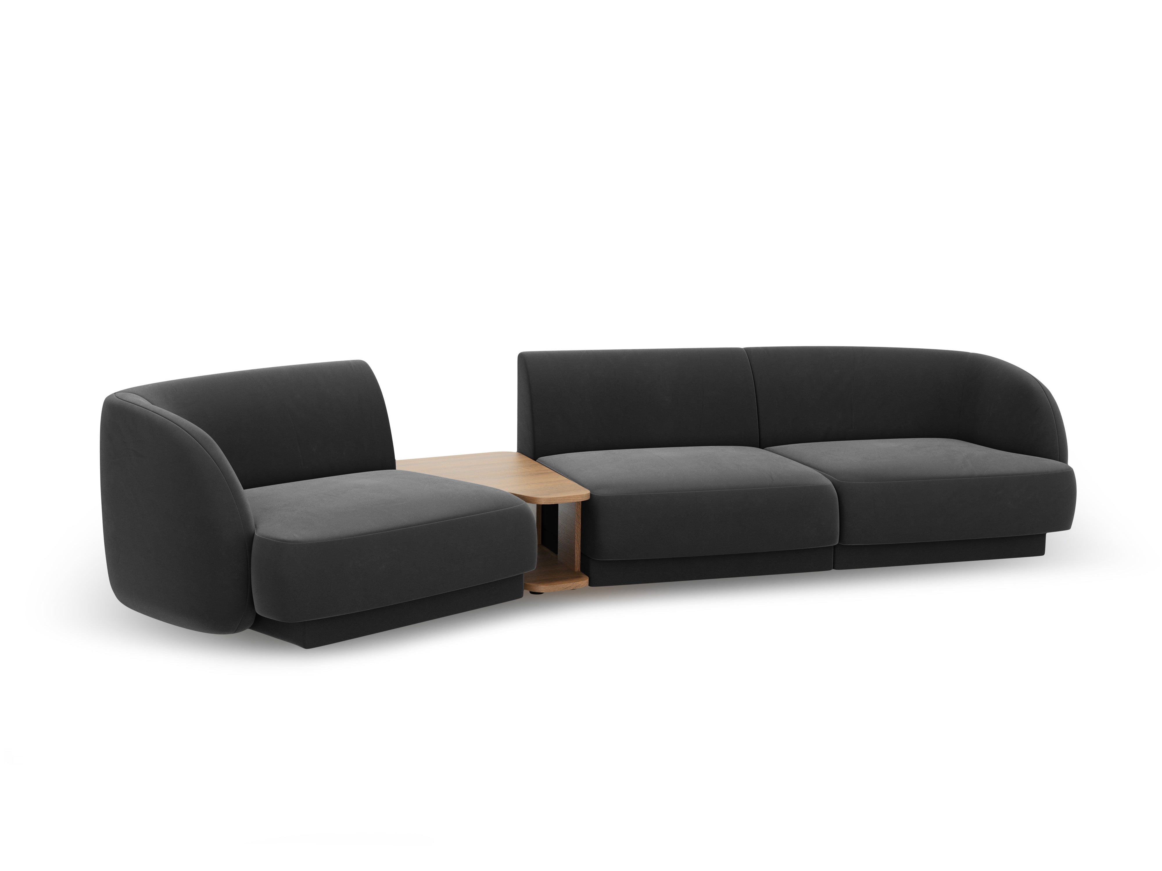 Kutna garnitura Miley 303x126cm, Materijal: Baršun