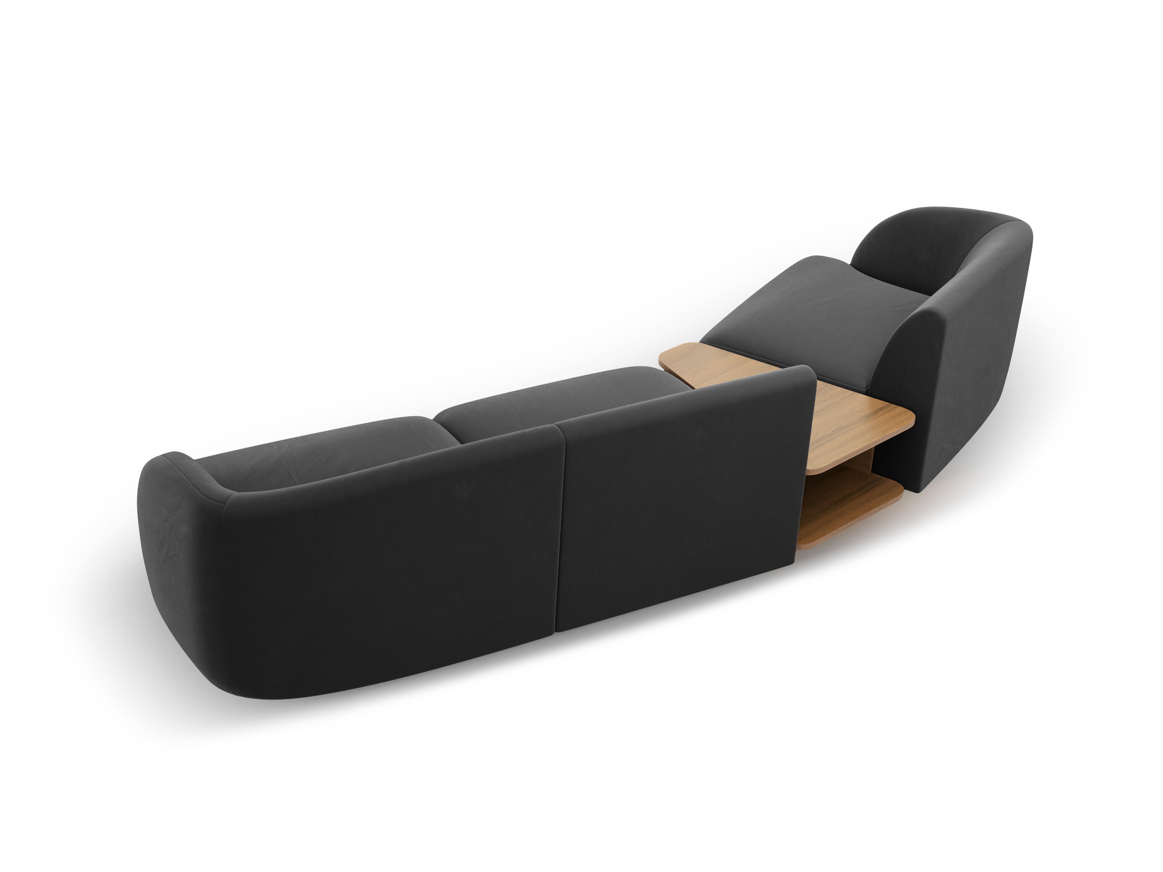 Kutna garnitura Miley 303x126cm, Materijal: Baršun