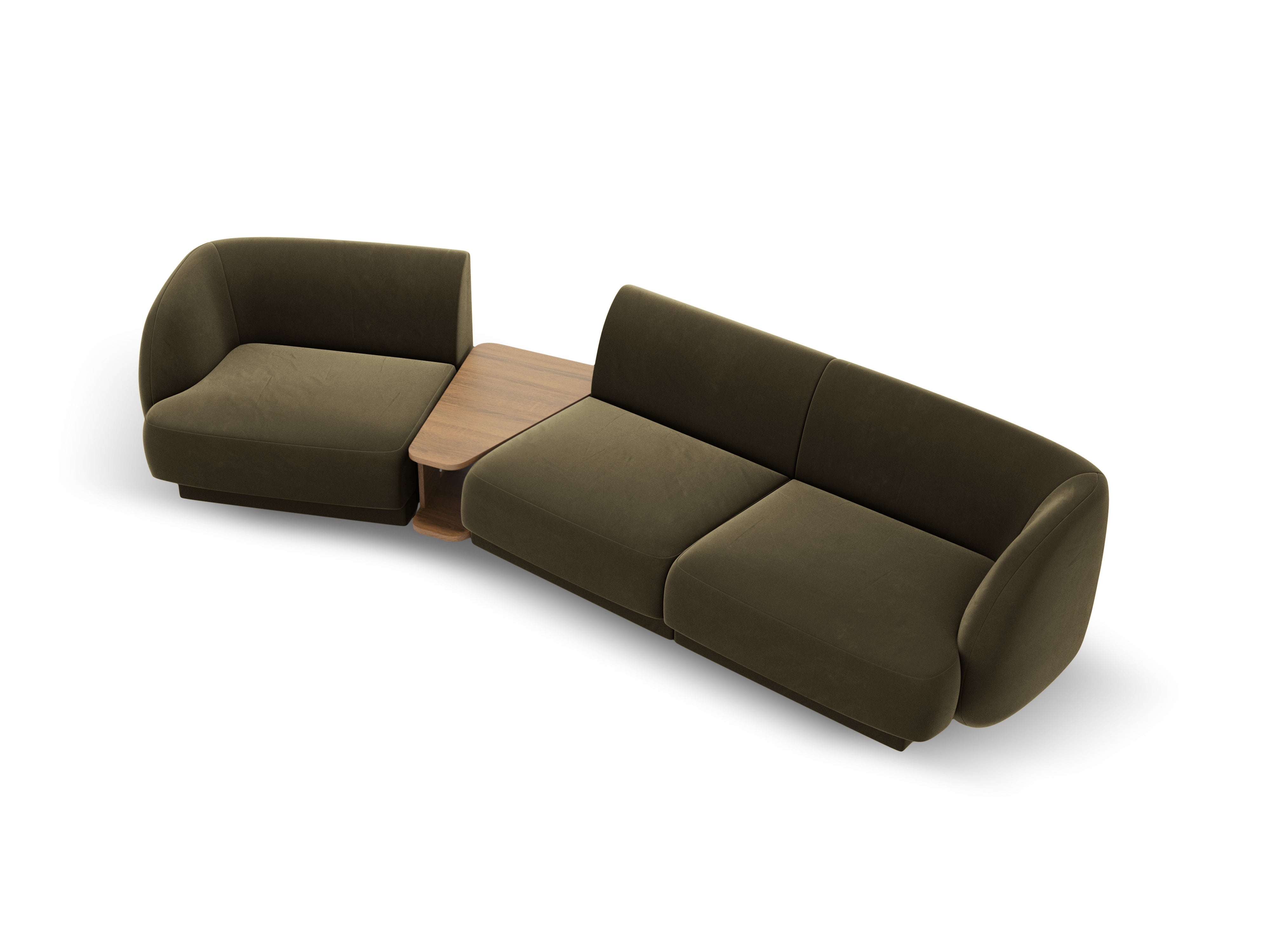 Kutna garnitura Miley 303x126cm, Materijal: Baršun