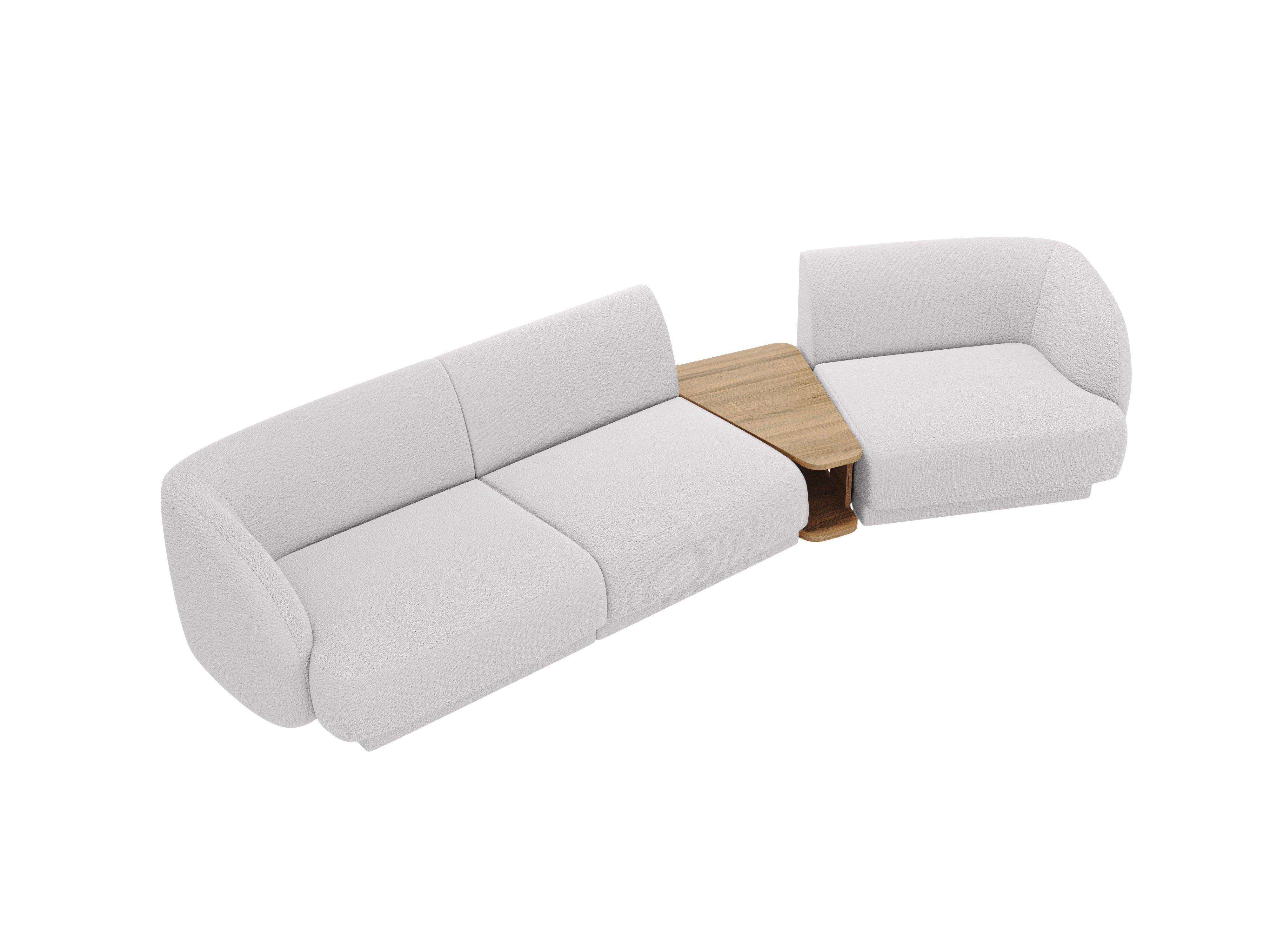 Kutna garnitura Miley 303x126cm, Materijal: Boucle