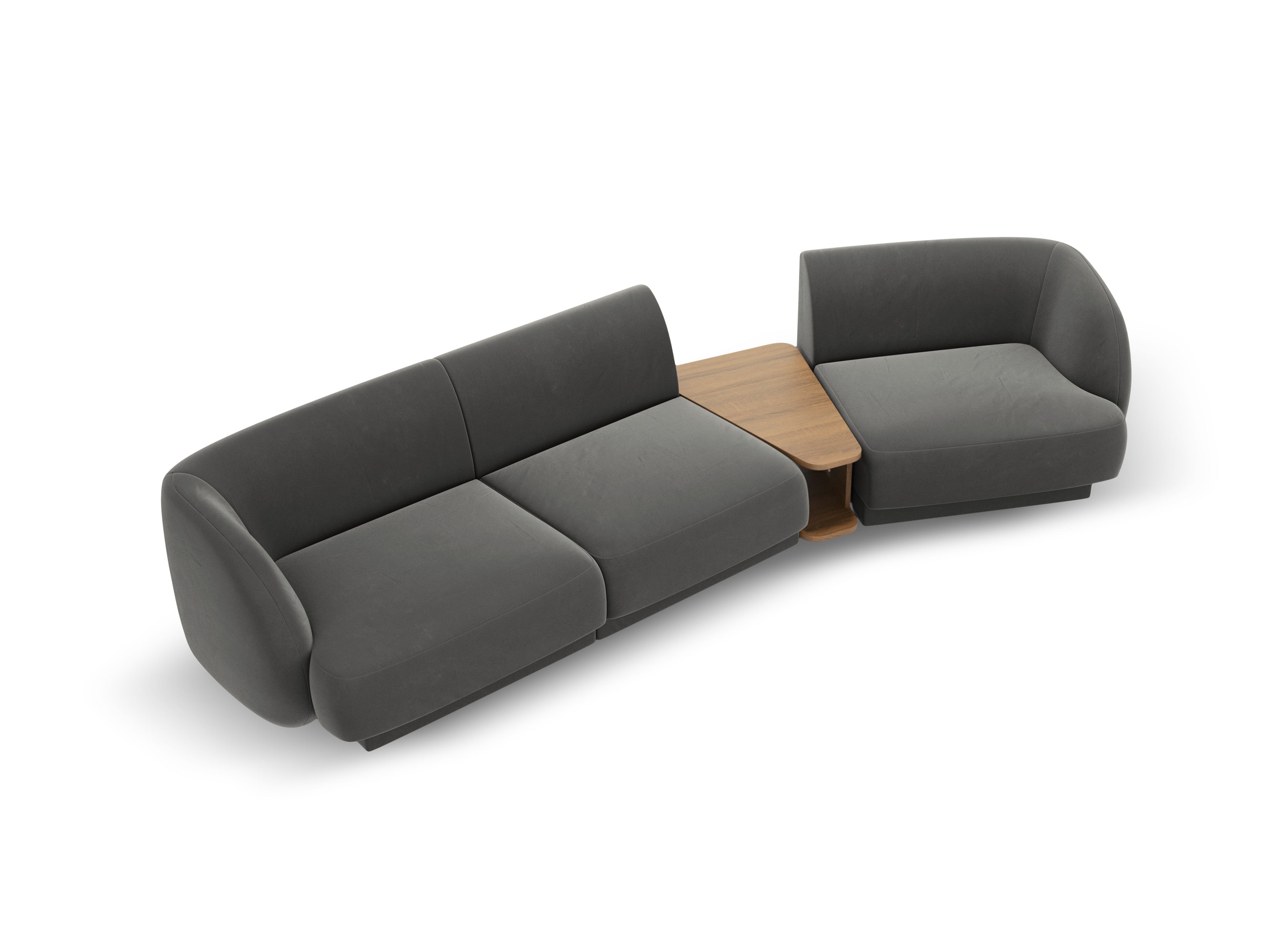 Kutna garnitura Miley 303x126cm, Materijal: Baršun