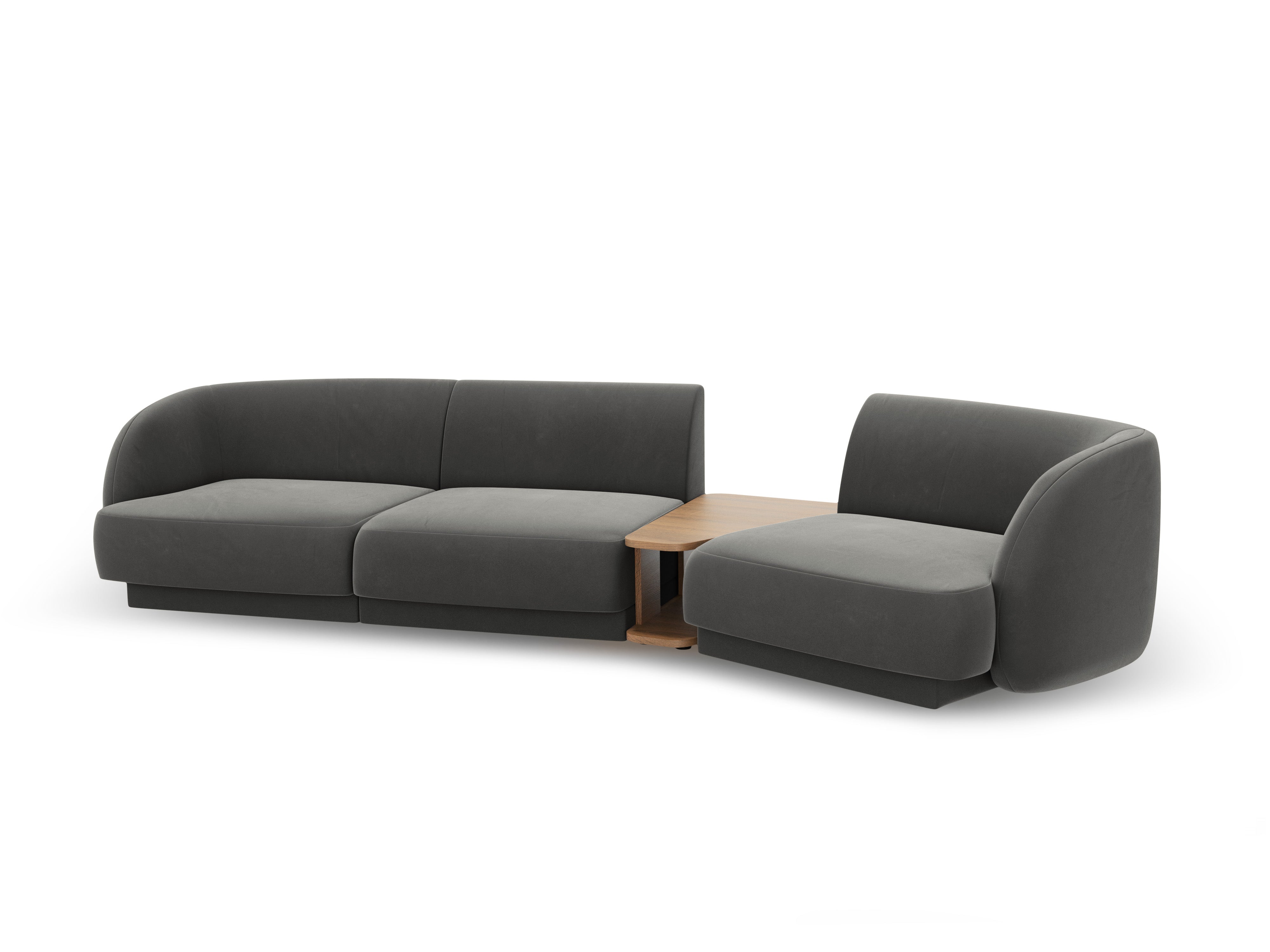 Kutna garnitura Miley 303x126cm, Materijal: Baršun
