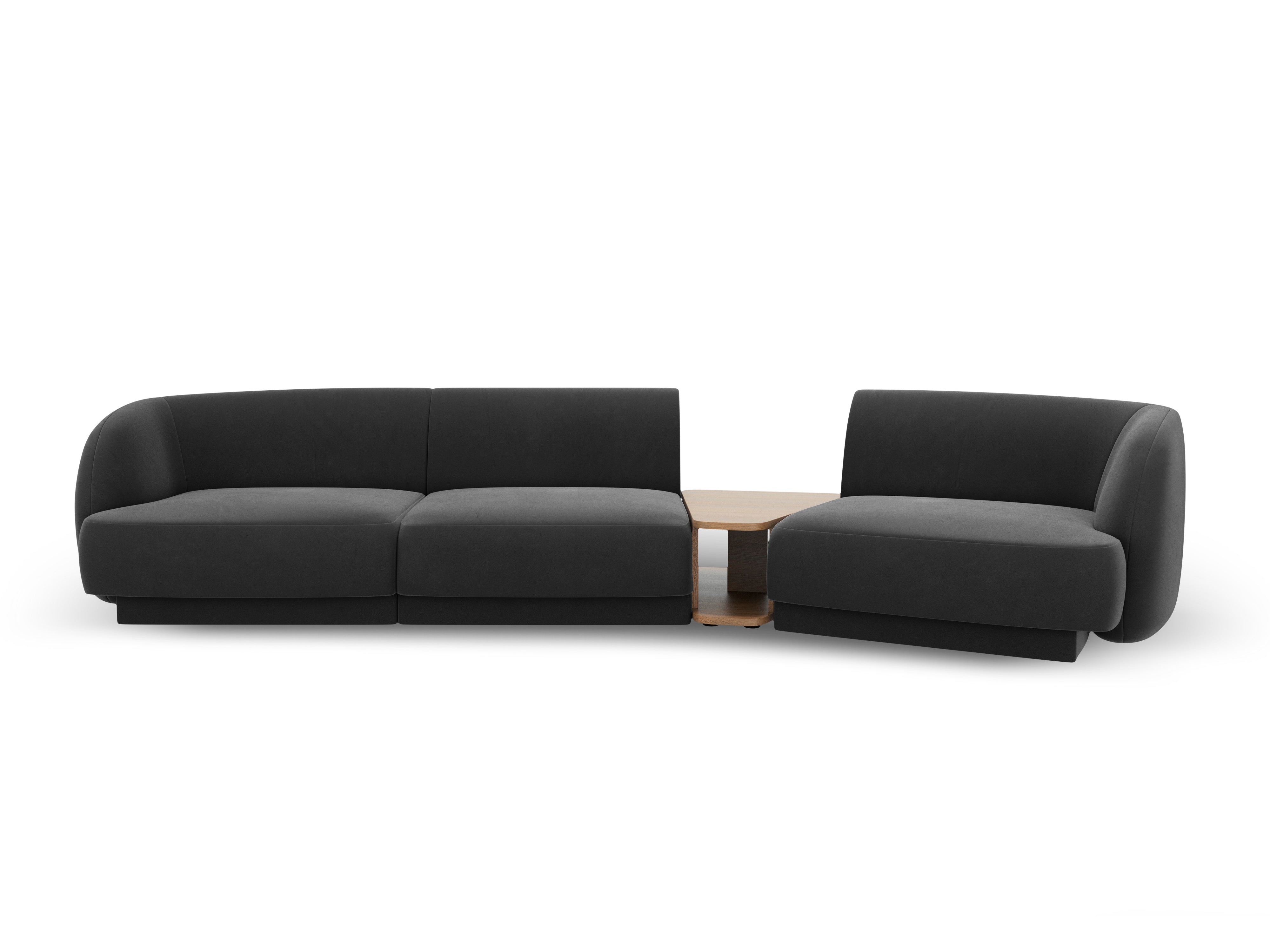 Kutna garnitura Miley 303x126cm, Materijal: Baršun