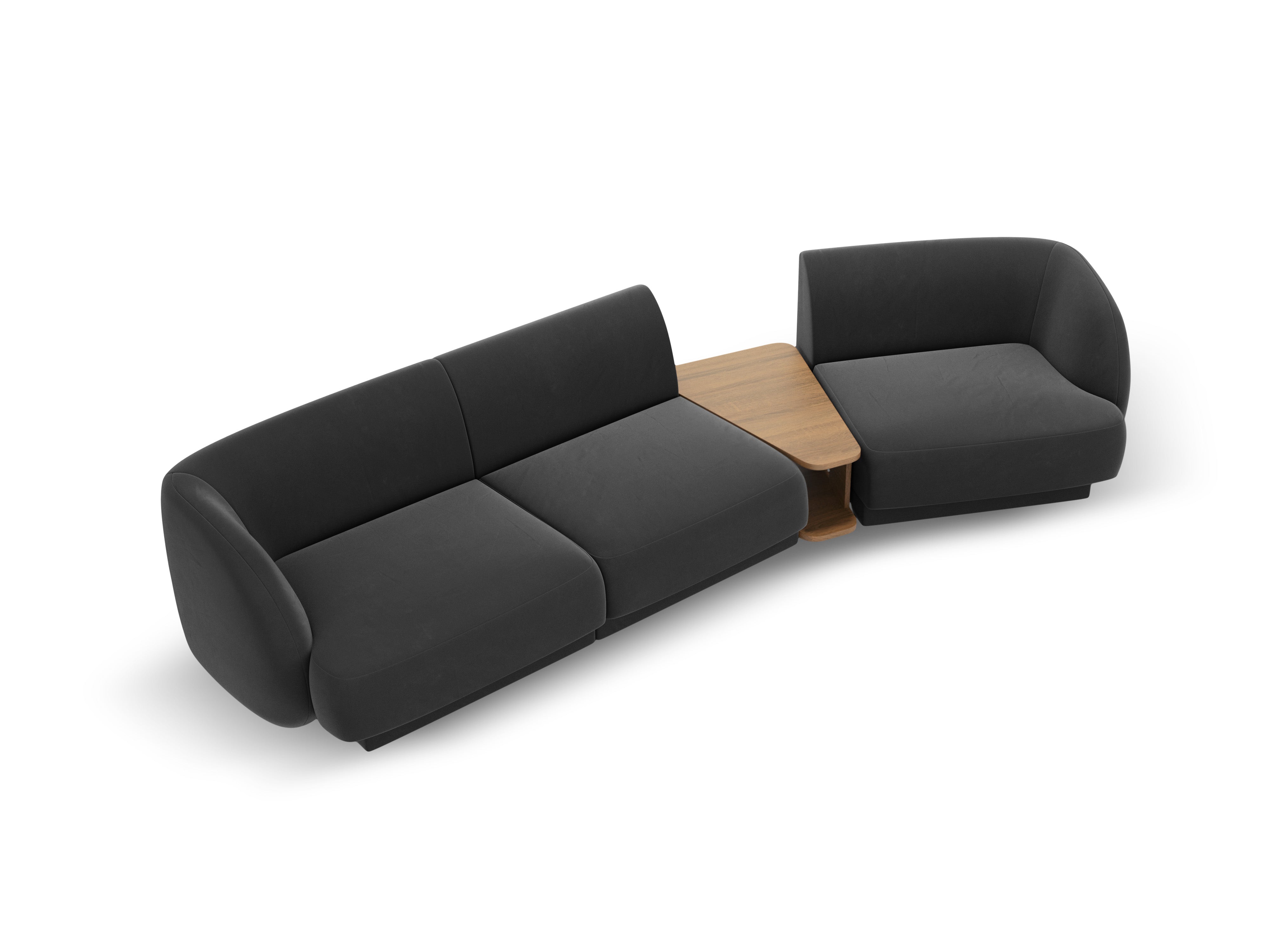 Kutna garnitura Miley 303x126cm, Materijal: Baršun