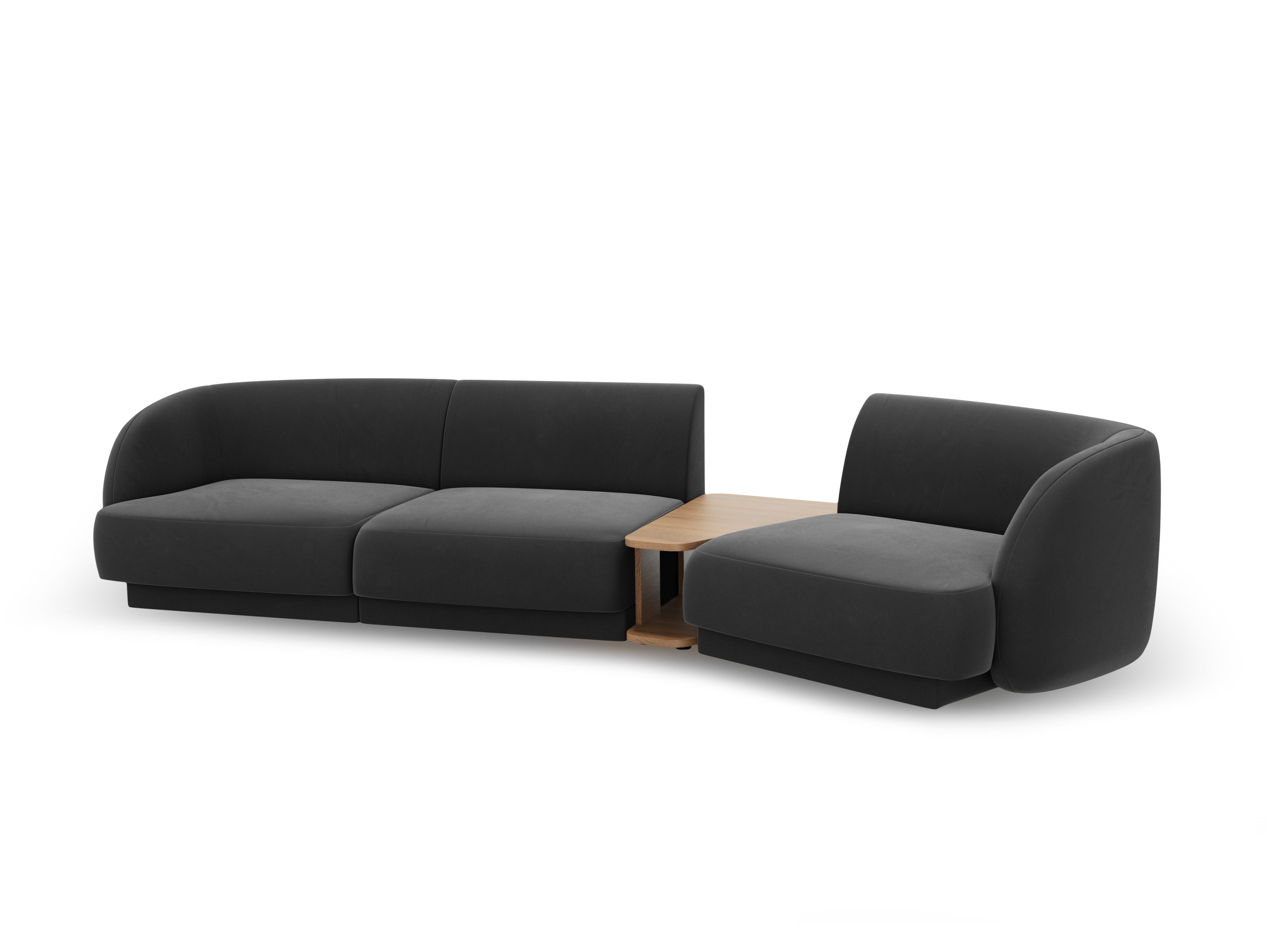 Kutna garnitura Miley 303x126cm, Materijal: Baršun