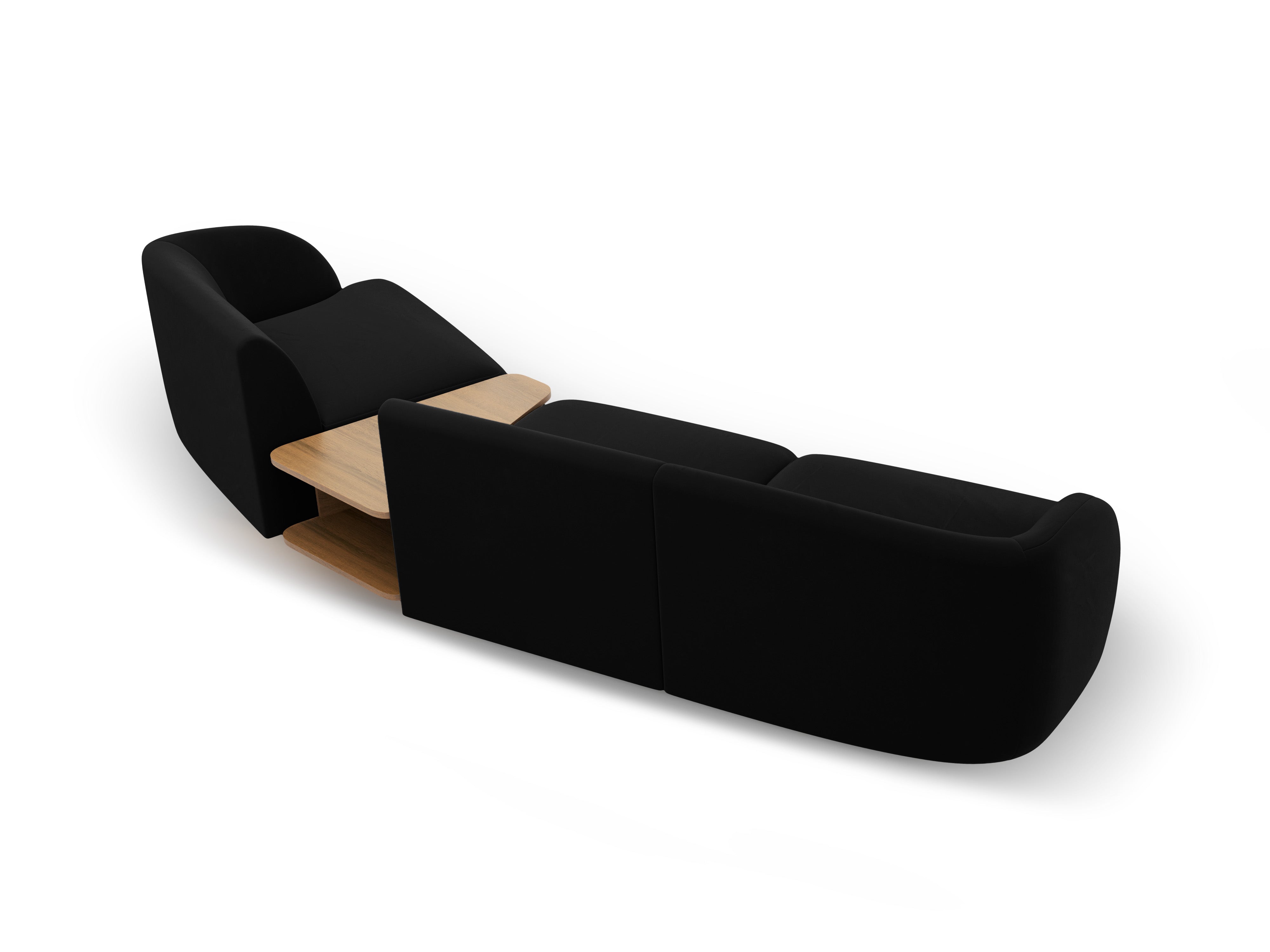 Kutna garnitura Miley 303x126cm, Materijal: Baršun