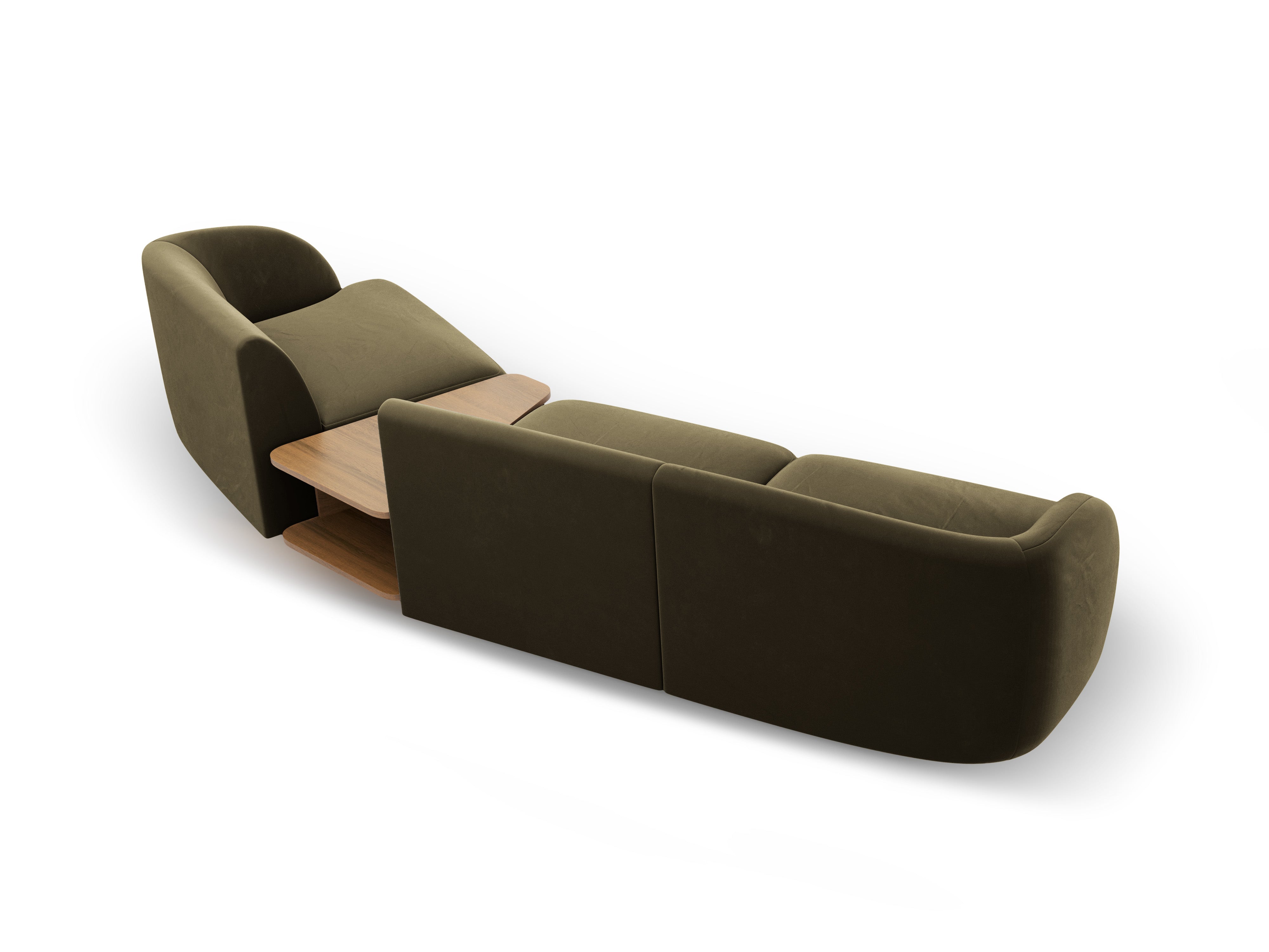Kutna garnitura Miley 303x126cm, Materijal: Baršun