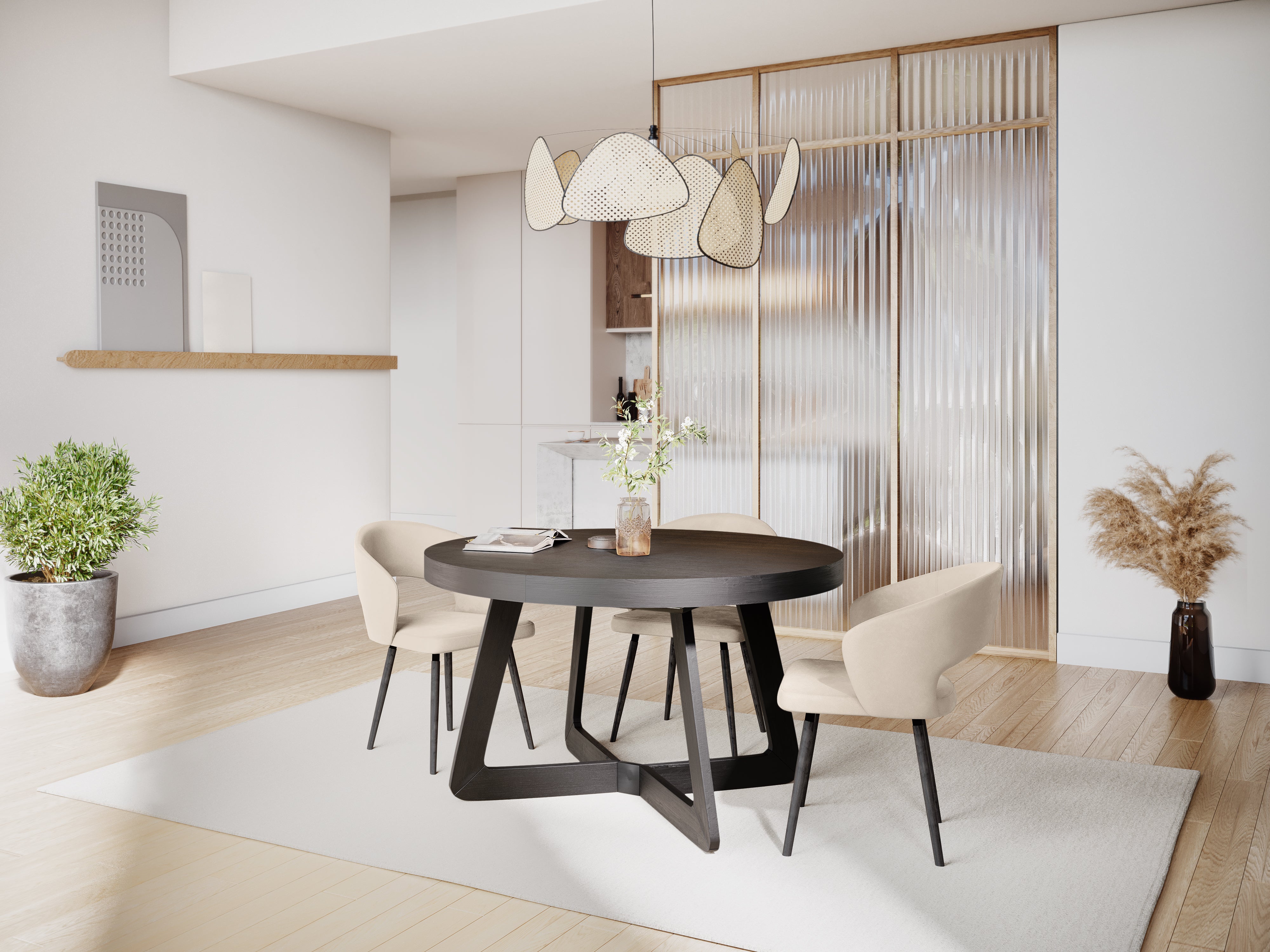 Produljivi blagovaonski stol Dustin 130/230x130cm, Materijal: Hrast