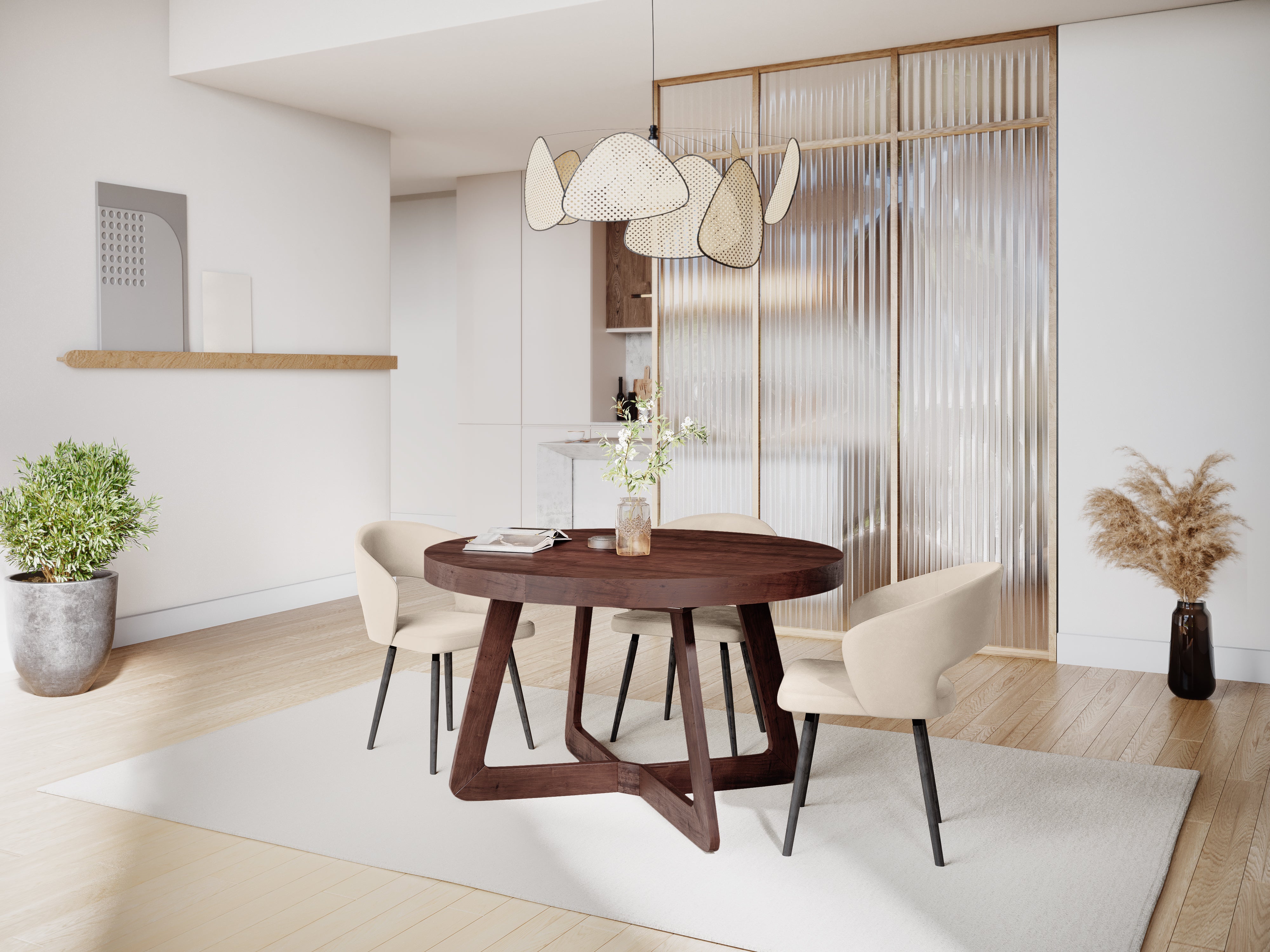 Produljivi blagovaonski stol Dustin 130/230x130cm, Materijal: Hrast