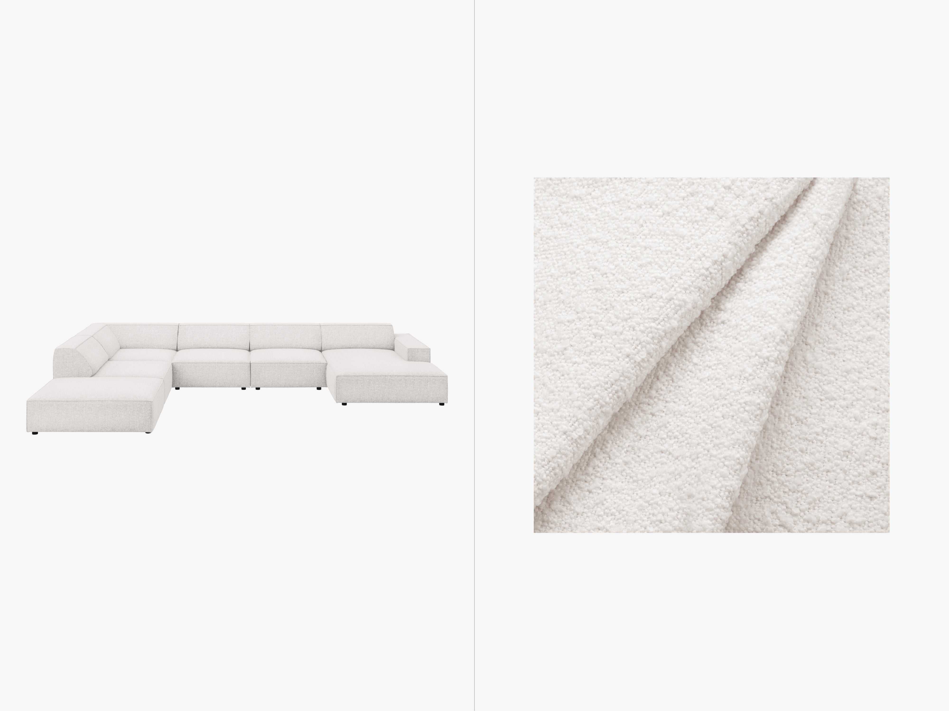 Kutna garnitura Jodie 361x258cm, Materijal: Boucle