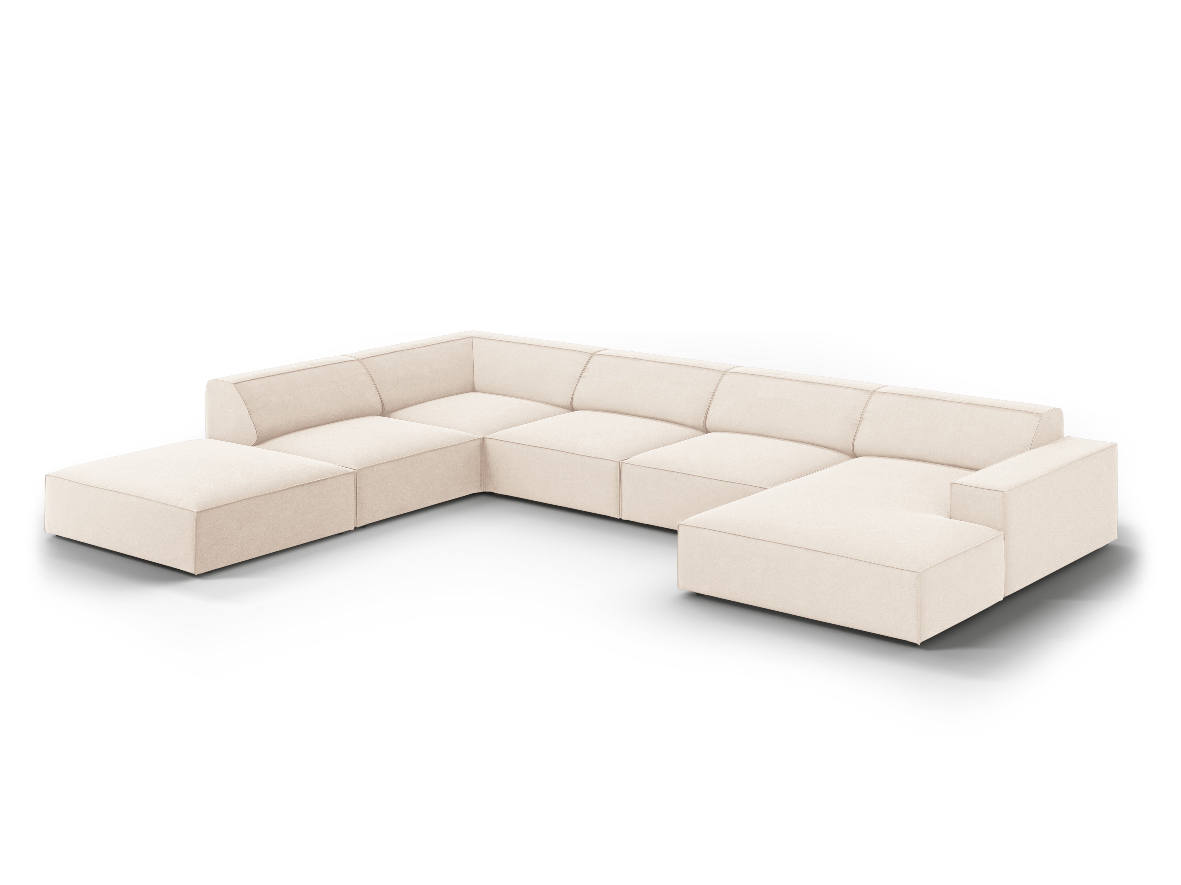 Kutna garnitura Jodie 361x258cm, Materijal: Baršun