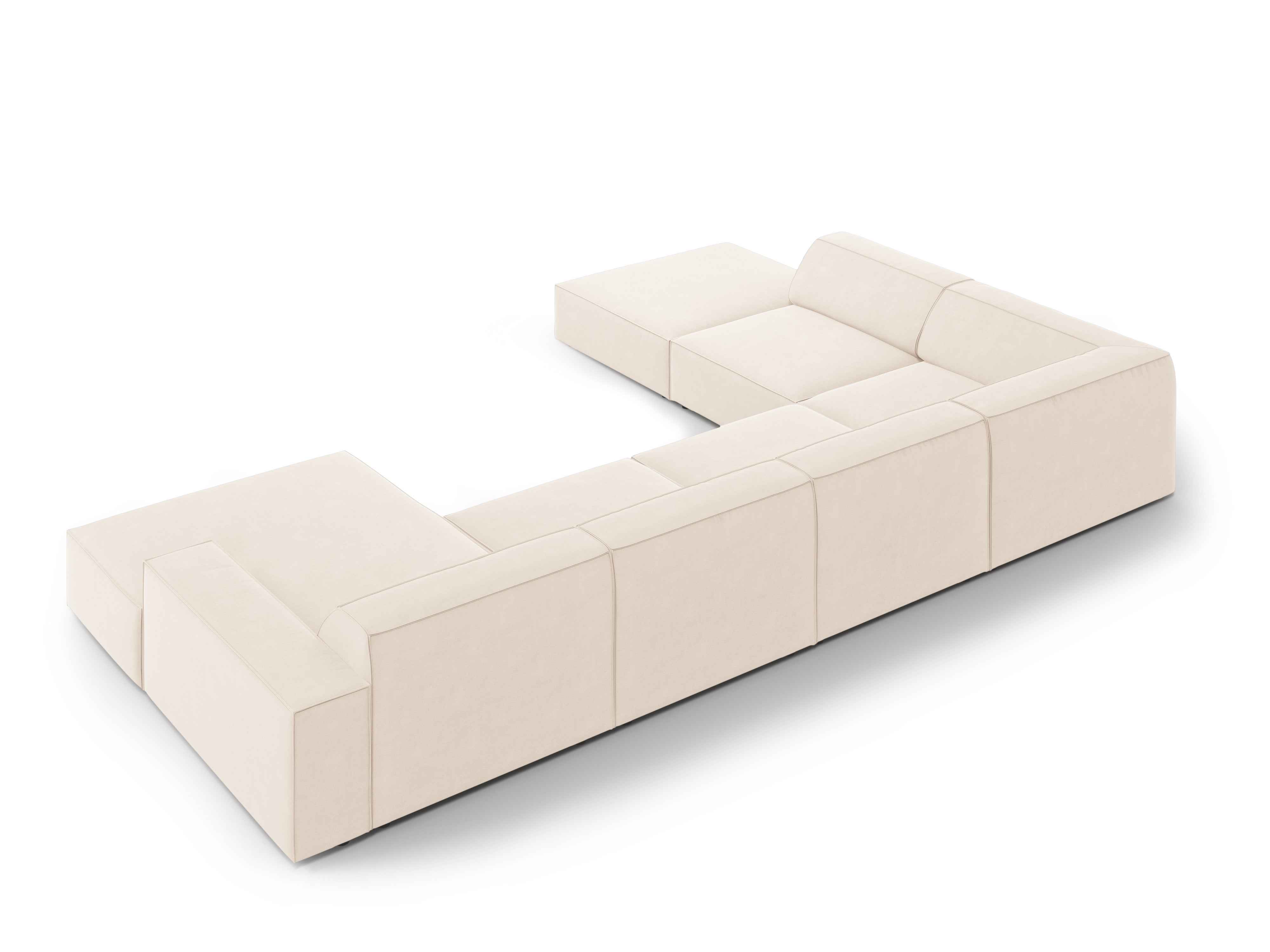 Kutna garnitura Jodie 361x258cm, Materijal: Baršun