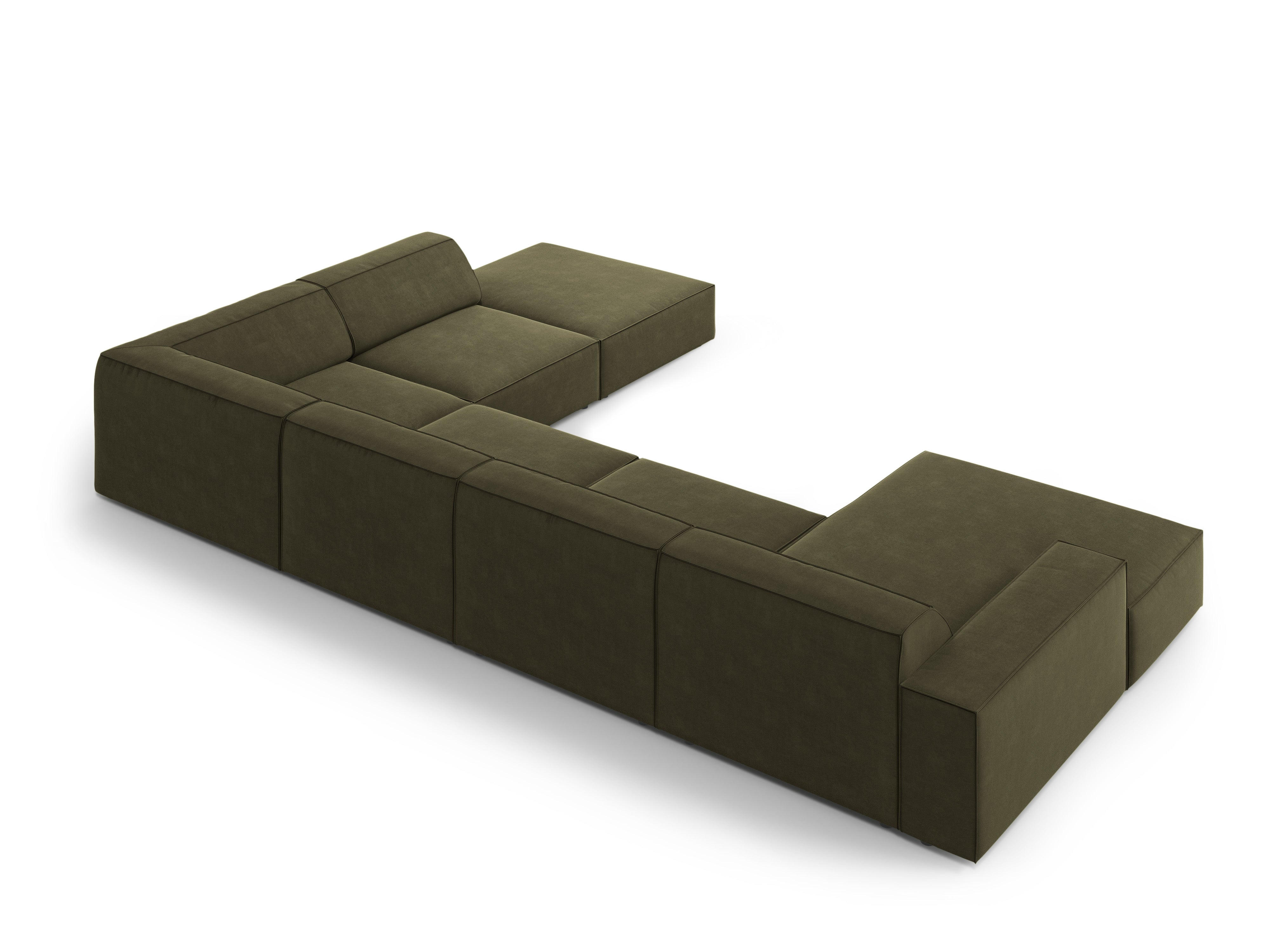 Kutna garnitura Jodie 361x258cm, Materijal: Baršun