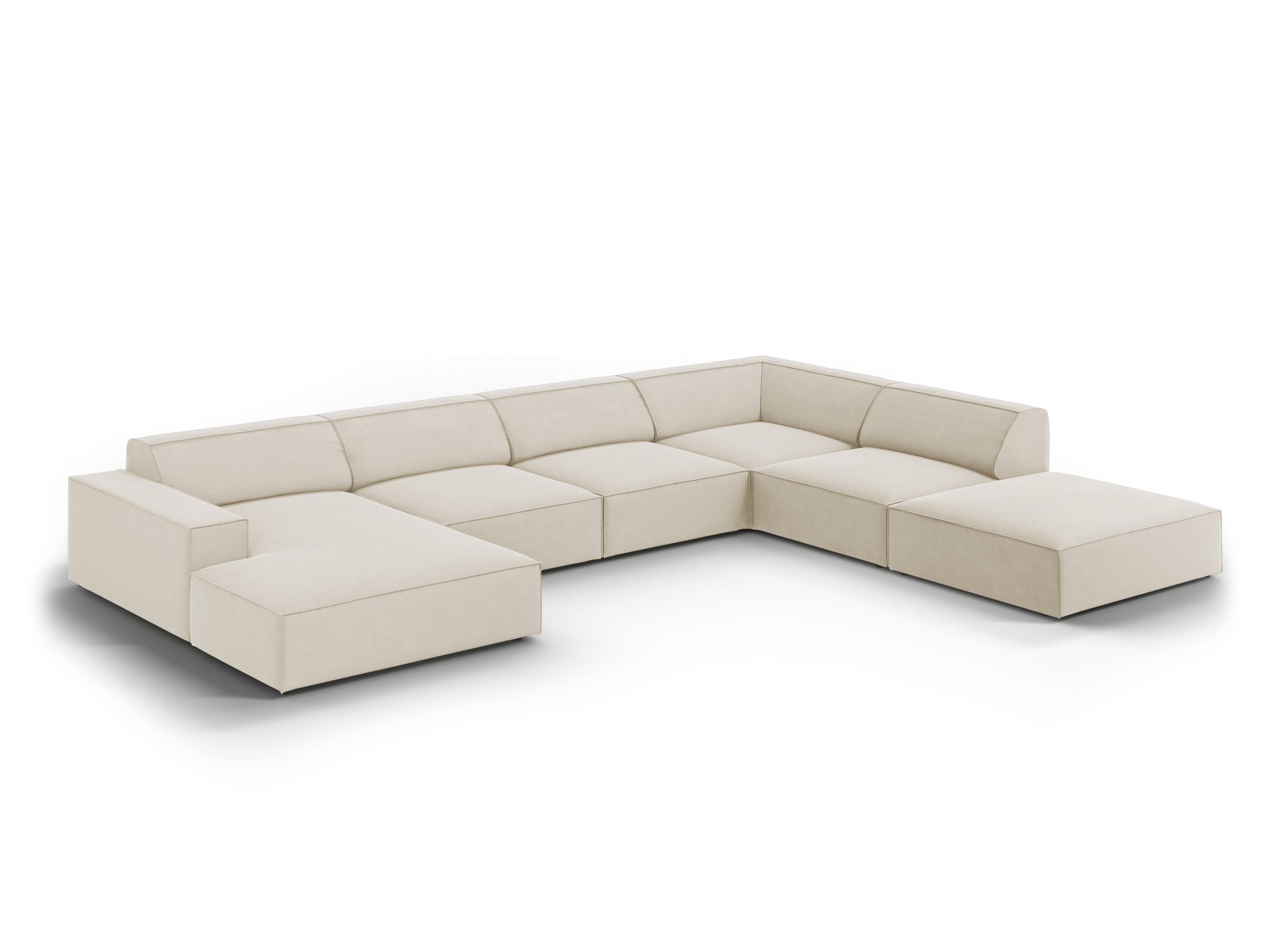 Kutna garnitura Jodie 361x258cm, Materijal: Baršun