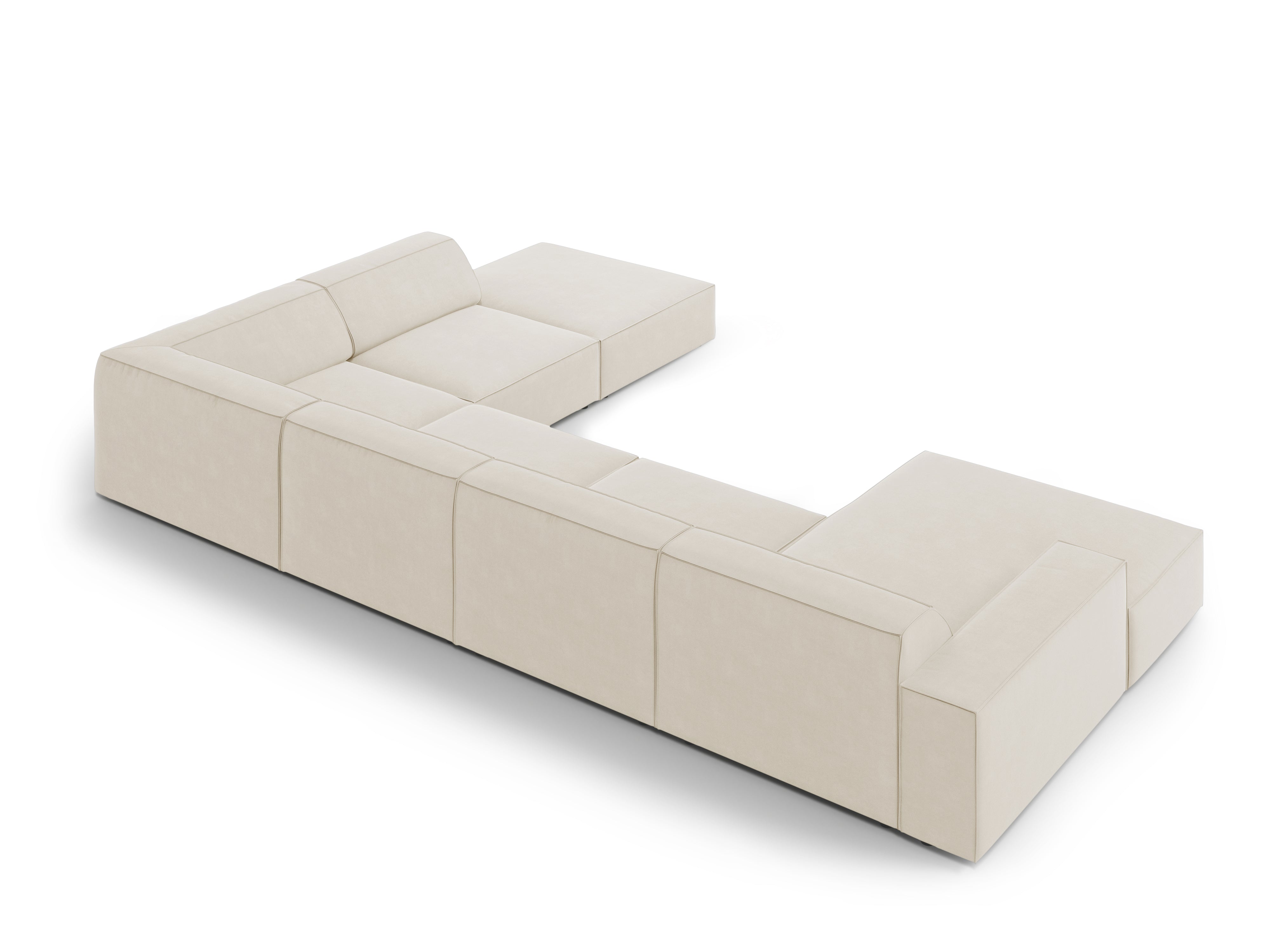 Kutna garnitura Jodie 361x258cm, Materijal: Baršun