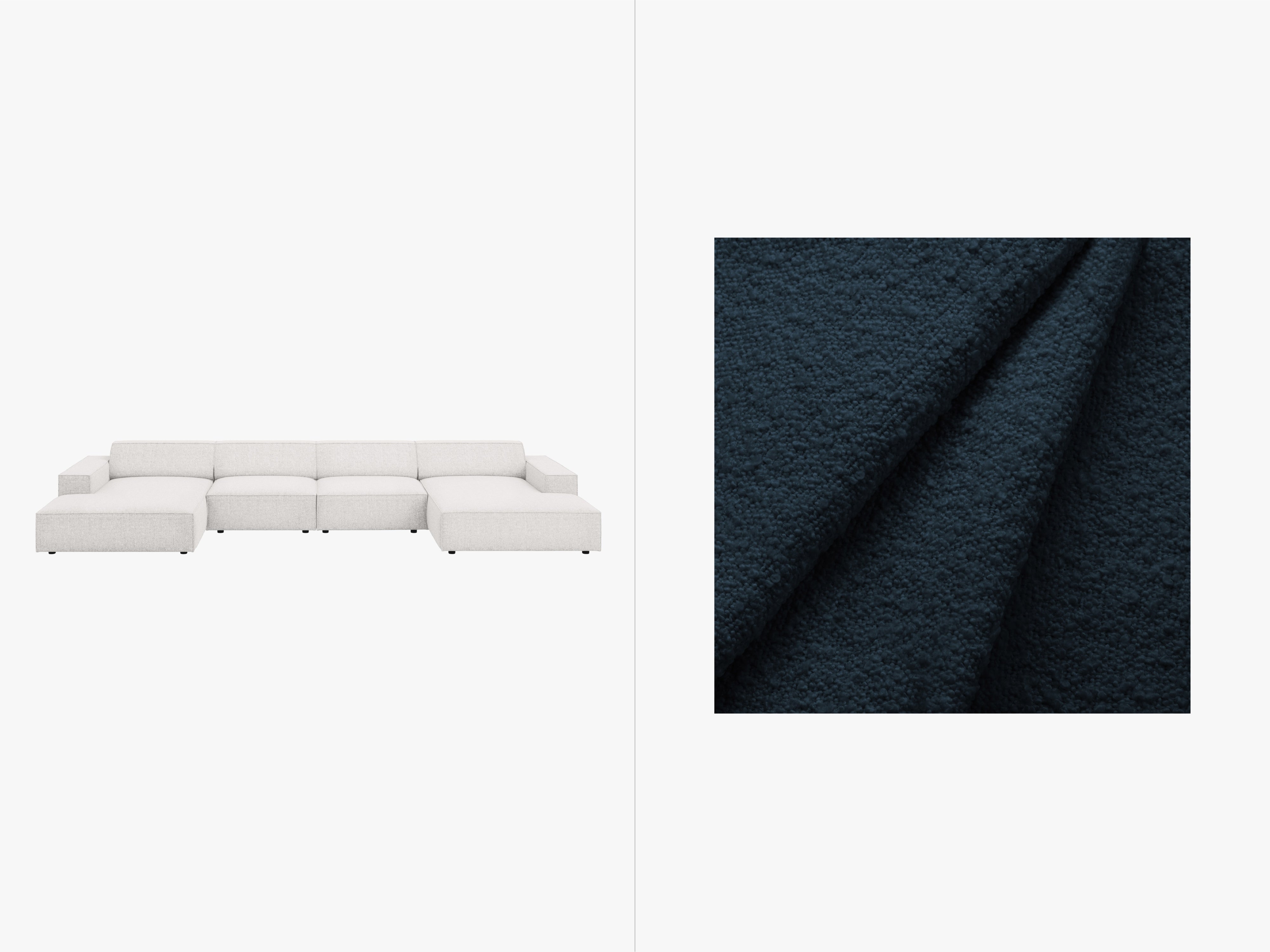 Kutna garnitura Jodie 364x162cm, Materijal: Boucle