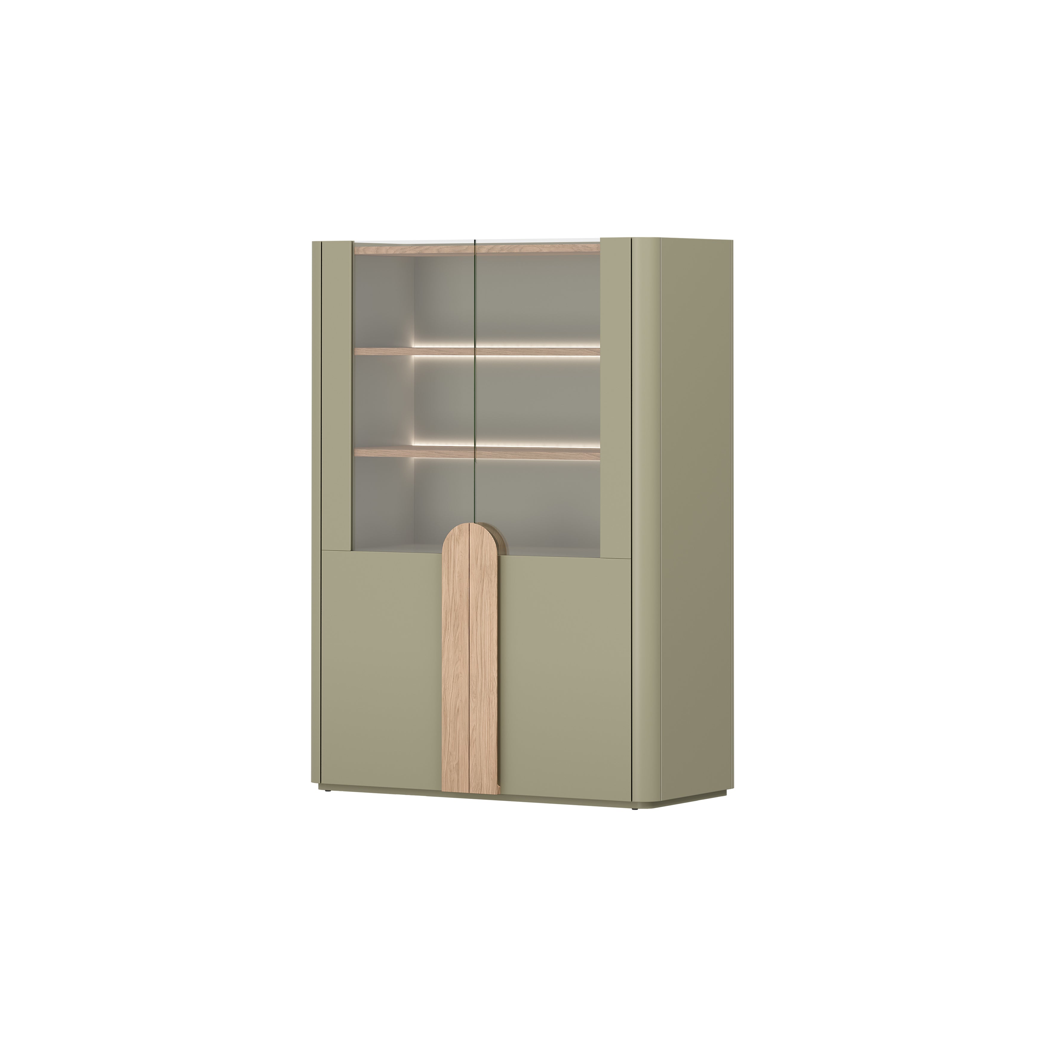 Vitrina Amilio 100x48cm, Materijal: MDF
