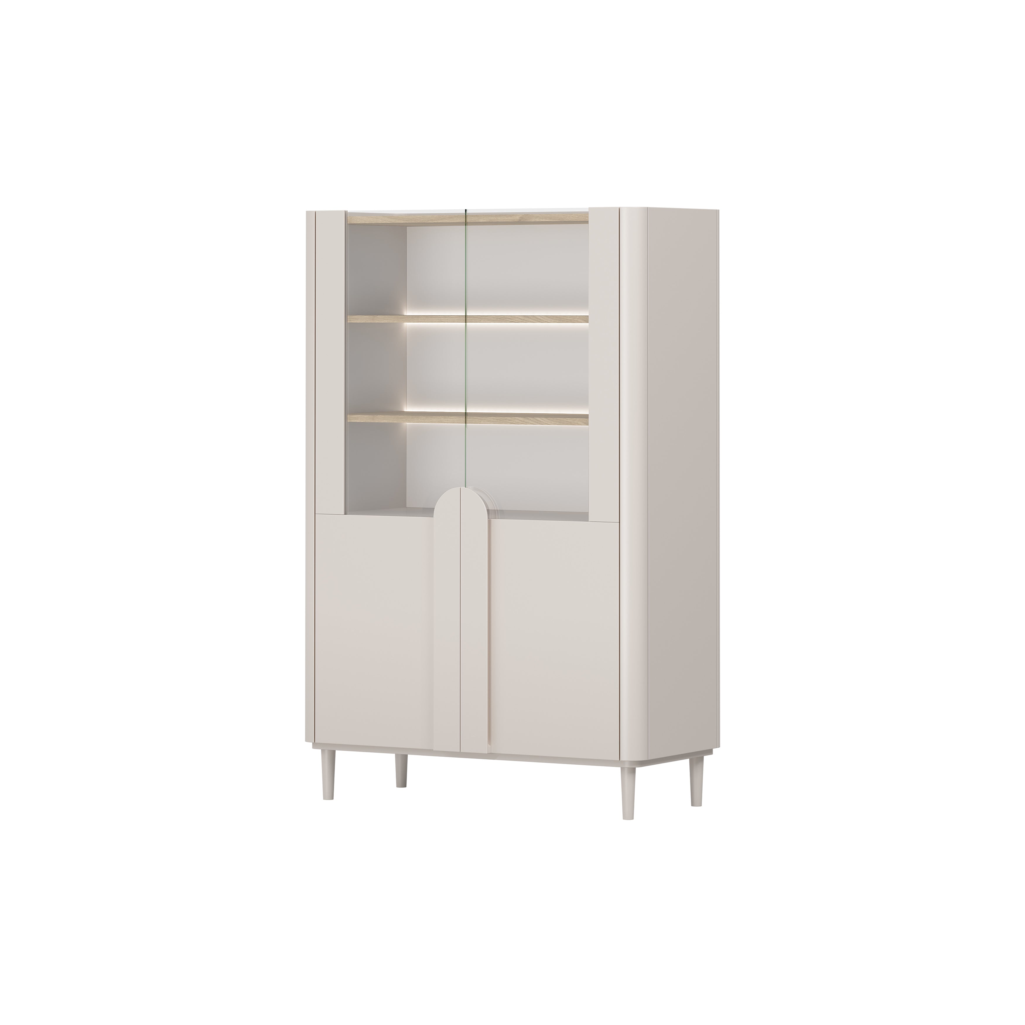 Vitrina Amilio 100x48cm, Materijal: MDF