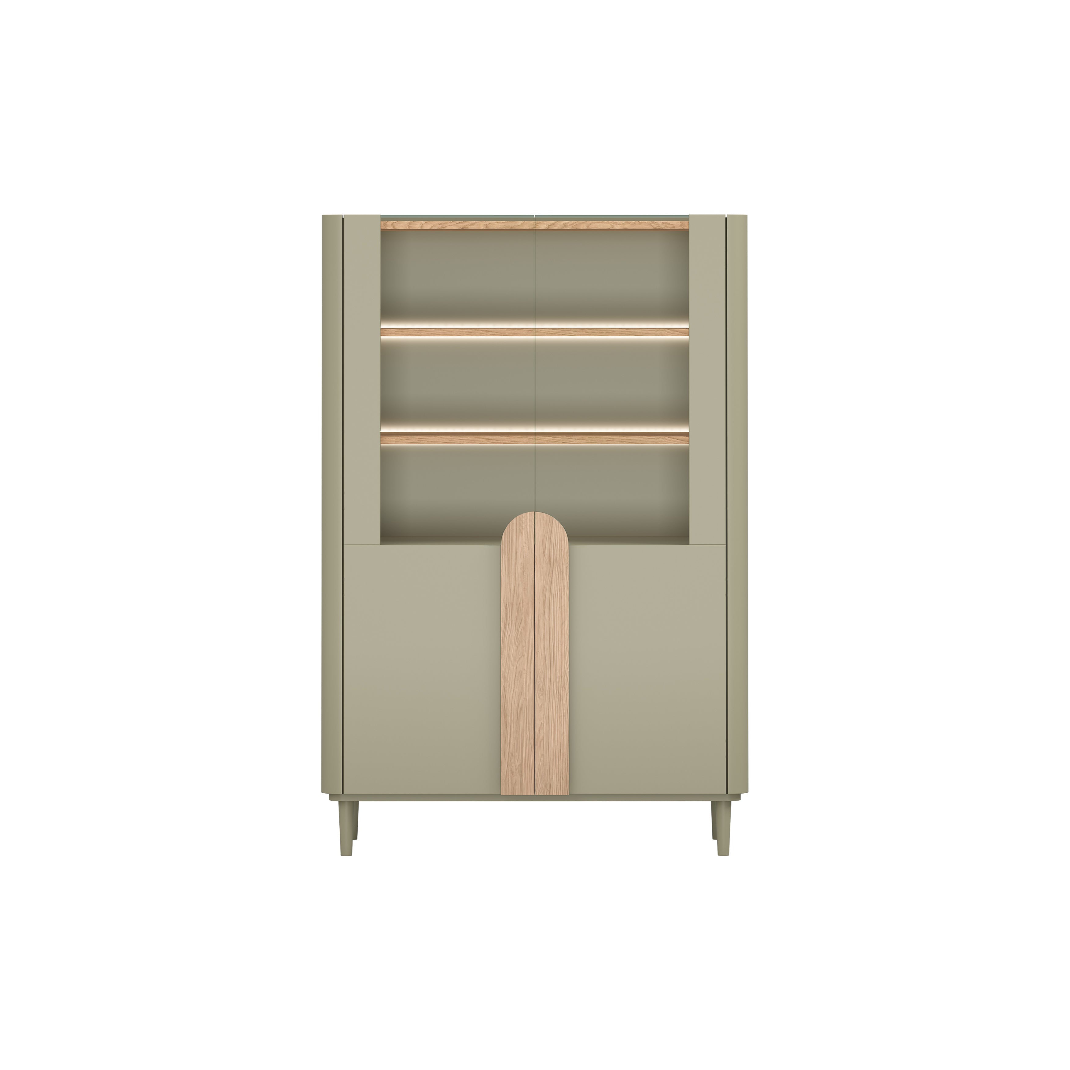 Vitrina Amilio 100x48cm, Materijal: MDF