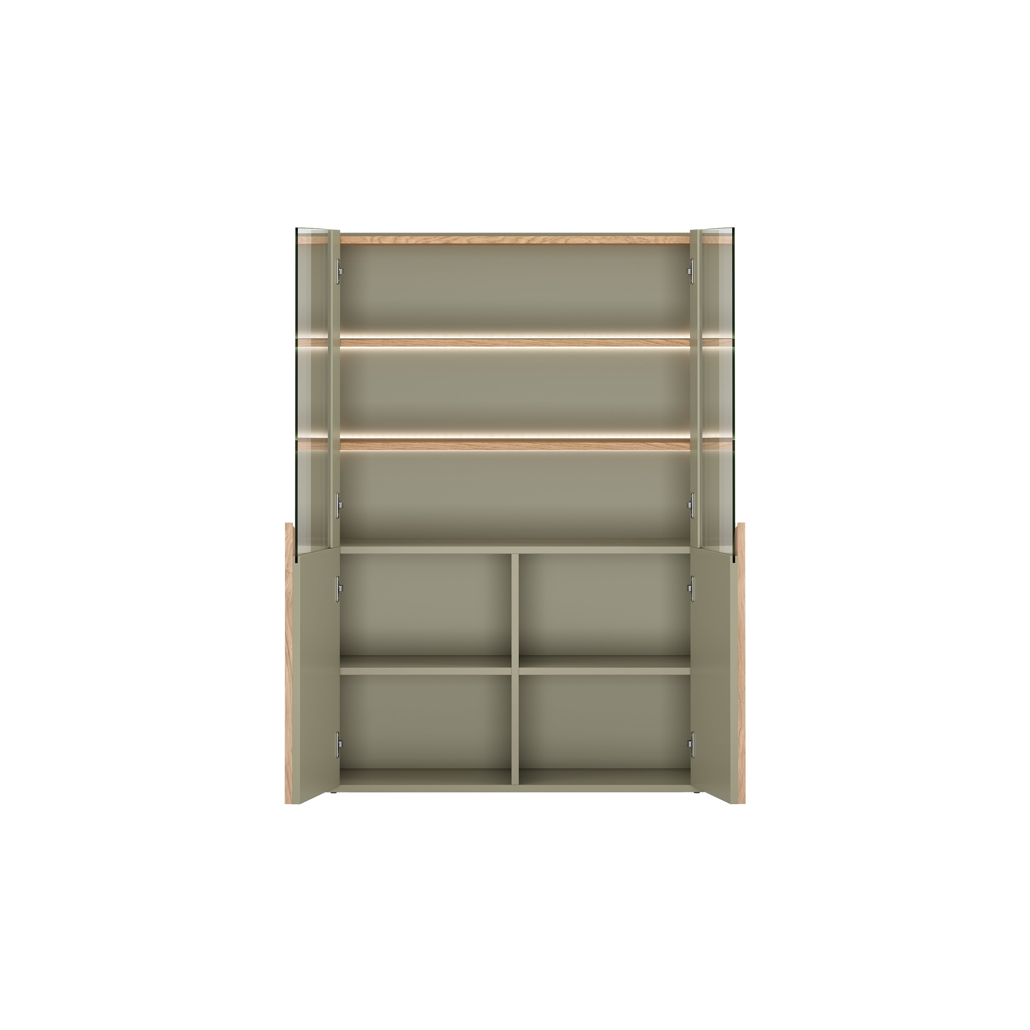 Vitrina Amilio 100x48cm, Materijal: MDF