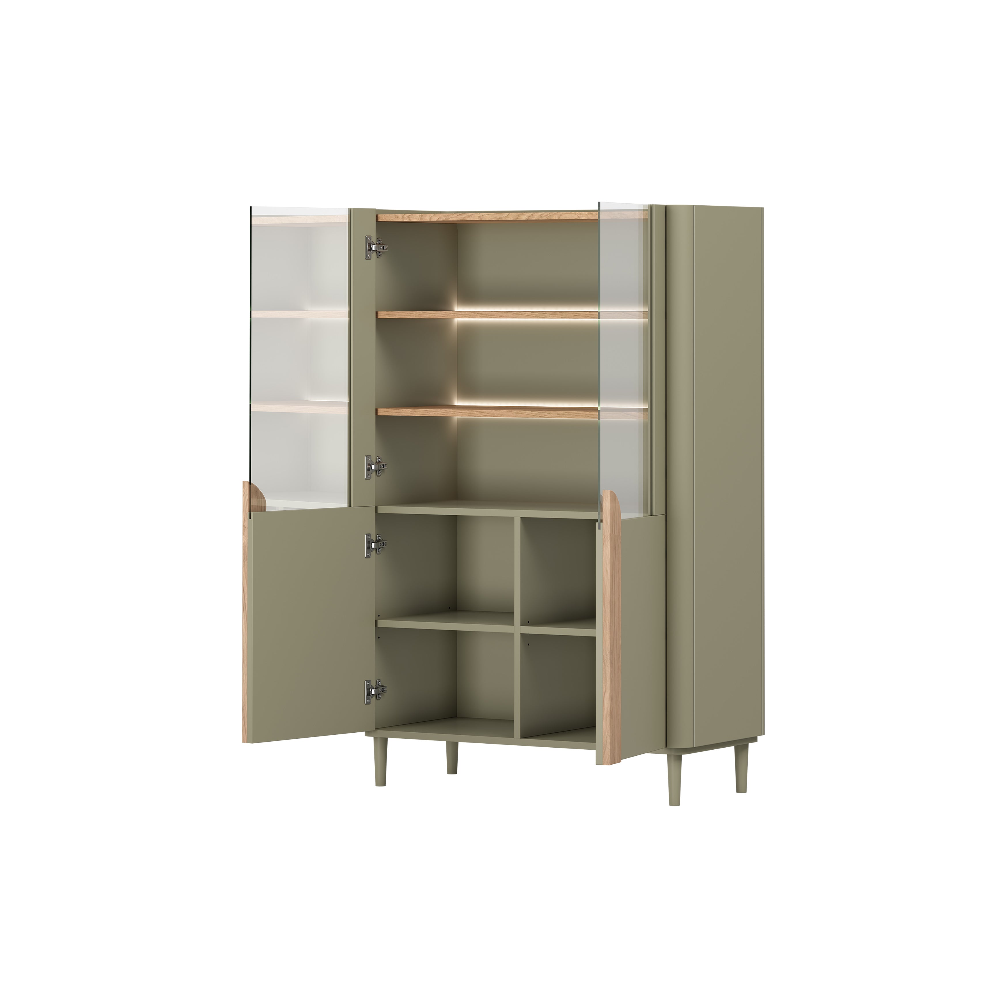 Vitrina Amilio 100x48cm, Materijal: MDF