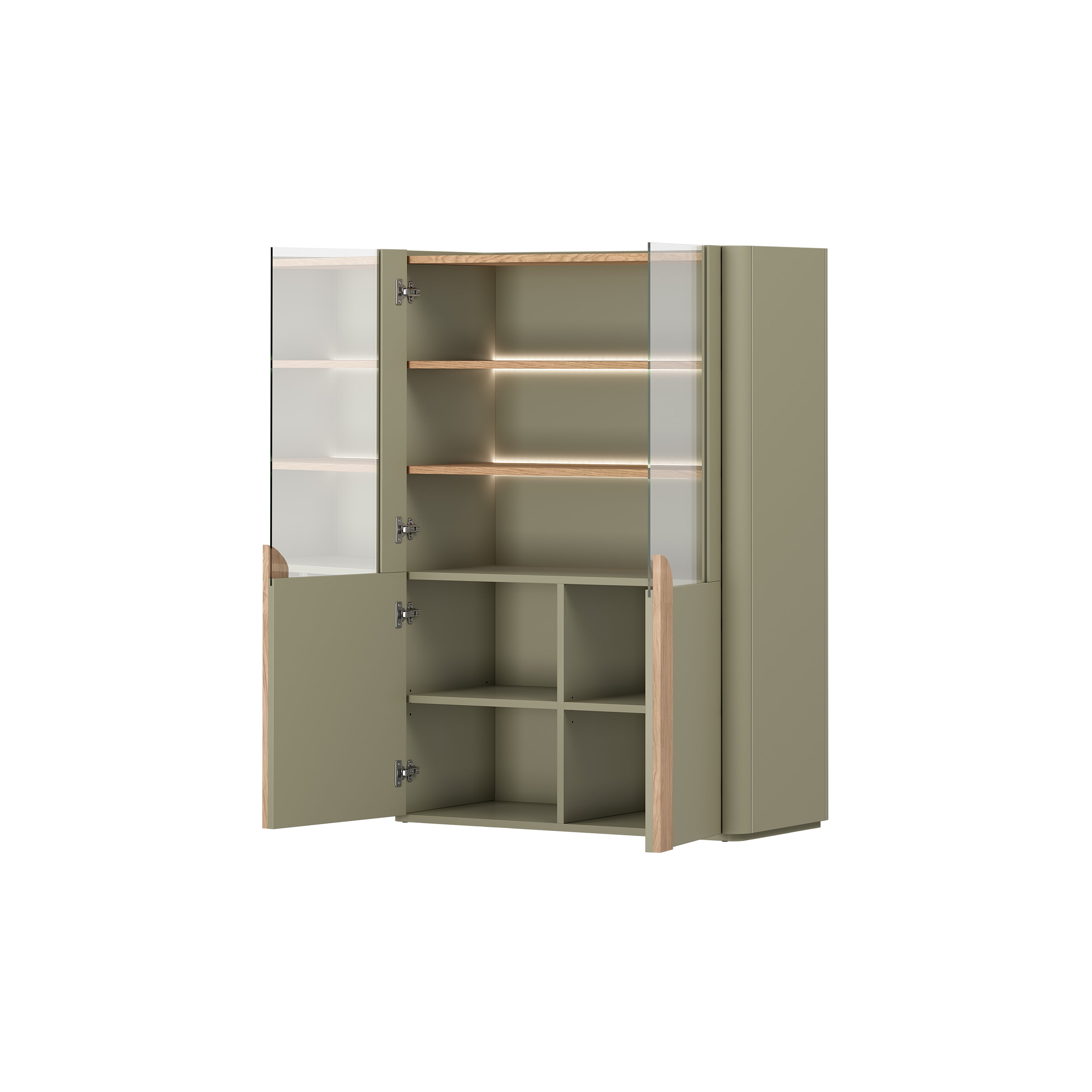 Vitrina Amilio 100x48cm, Materijal: MDF