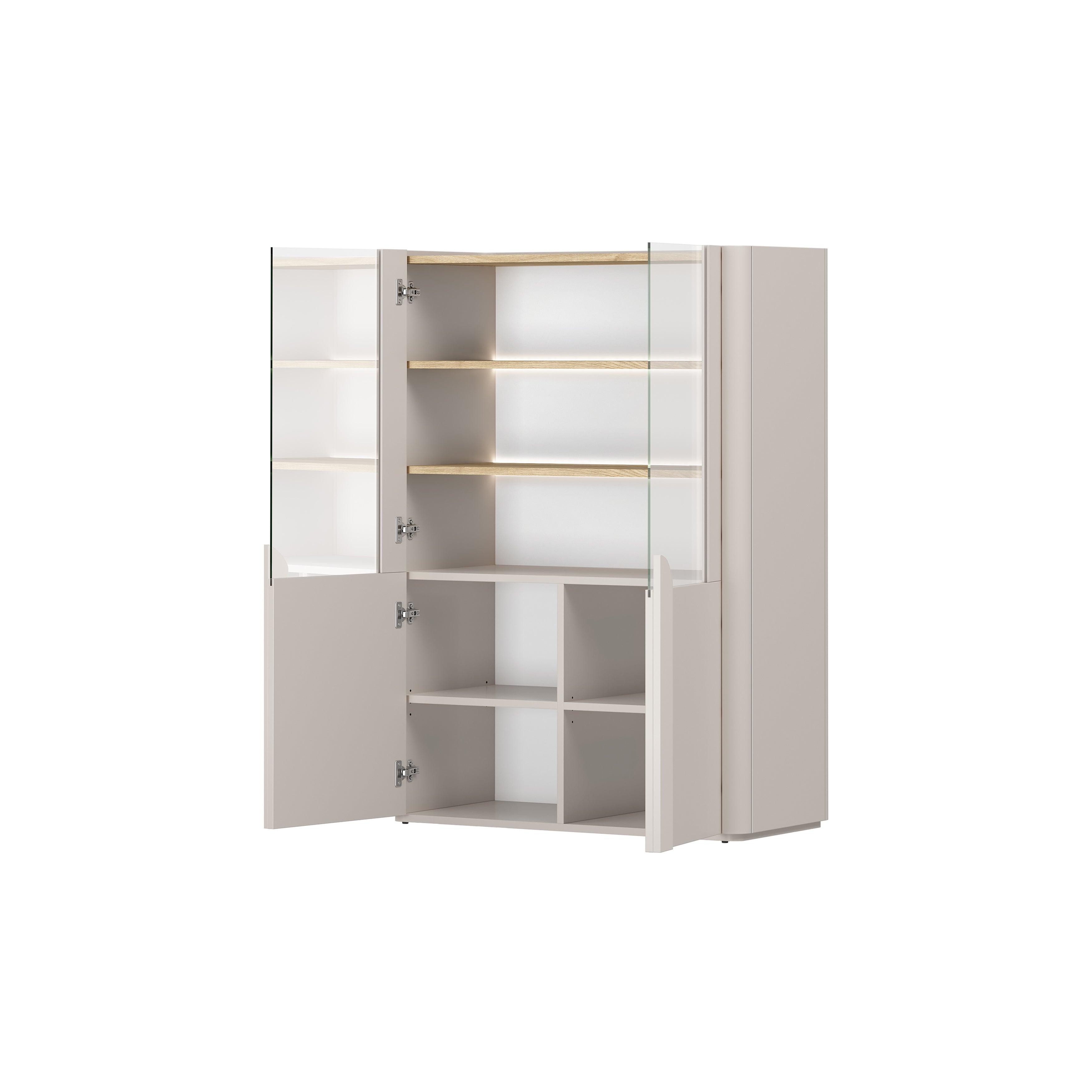 Vitrina Amilio 100x48cm, Materijal: MDF