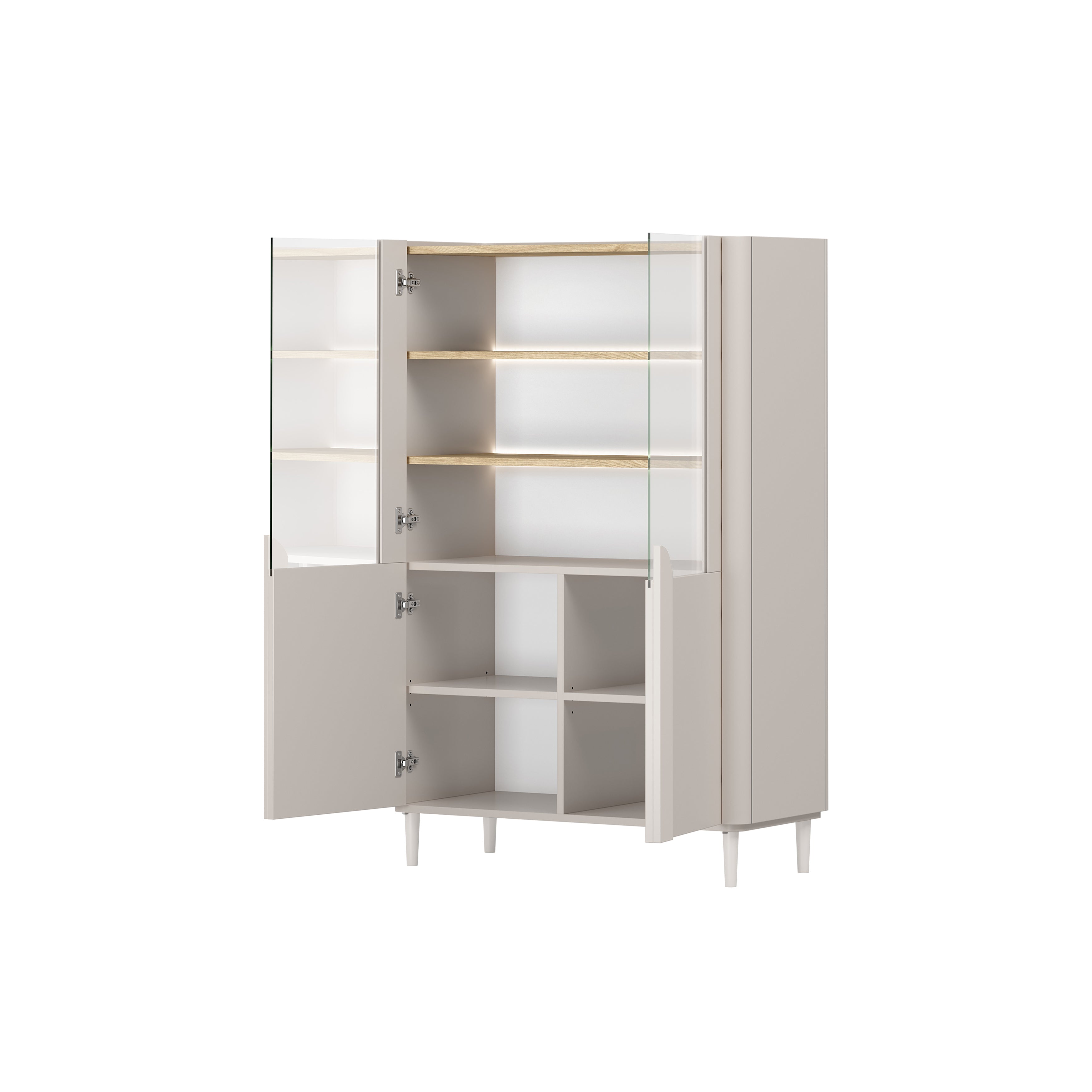 Vitrina Amilio 100x48cm, Materijal: MDF