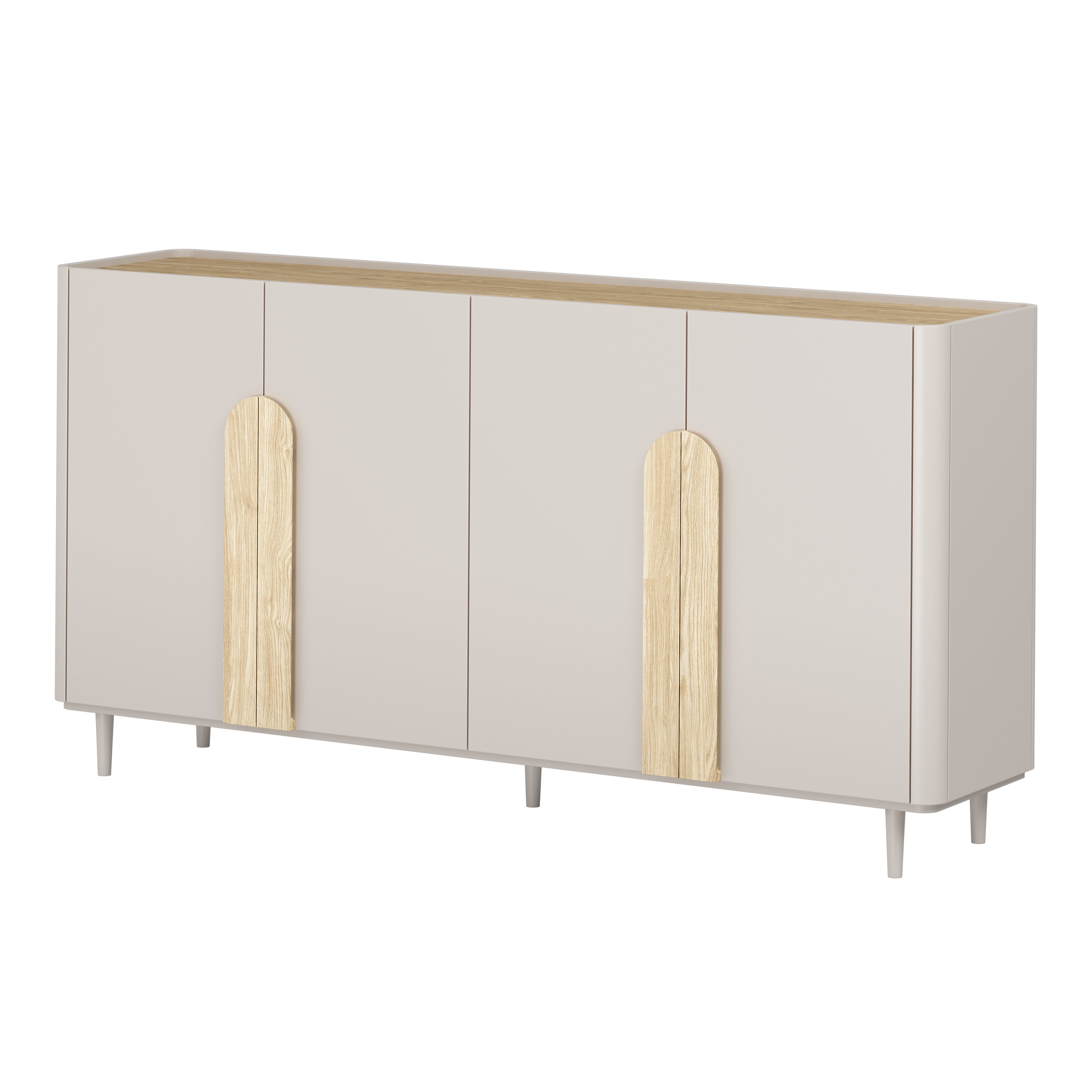 Komoda Amilio 200cm, Materijal: MDF