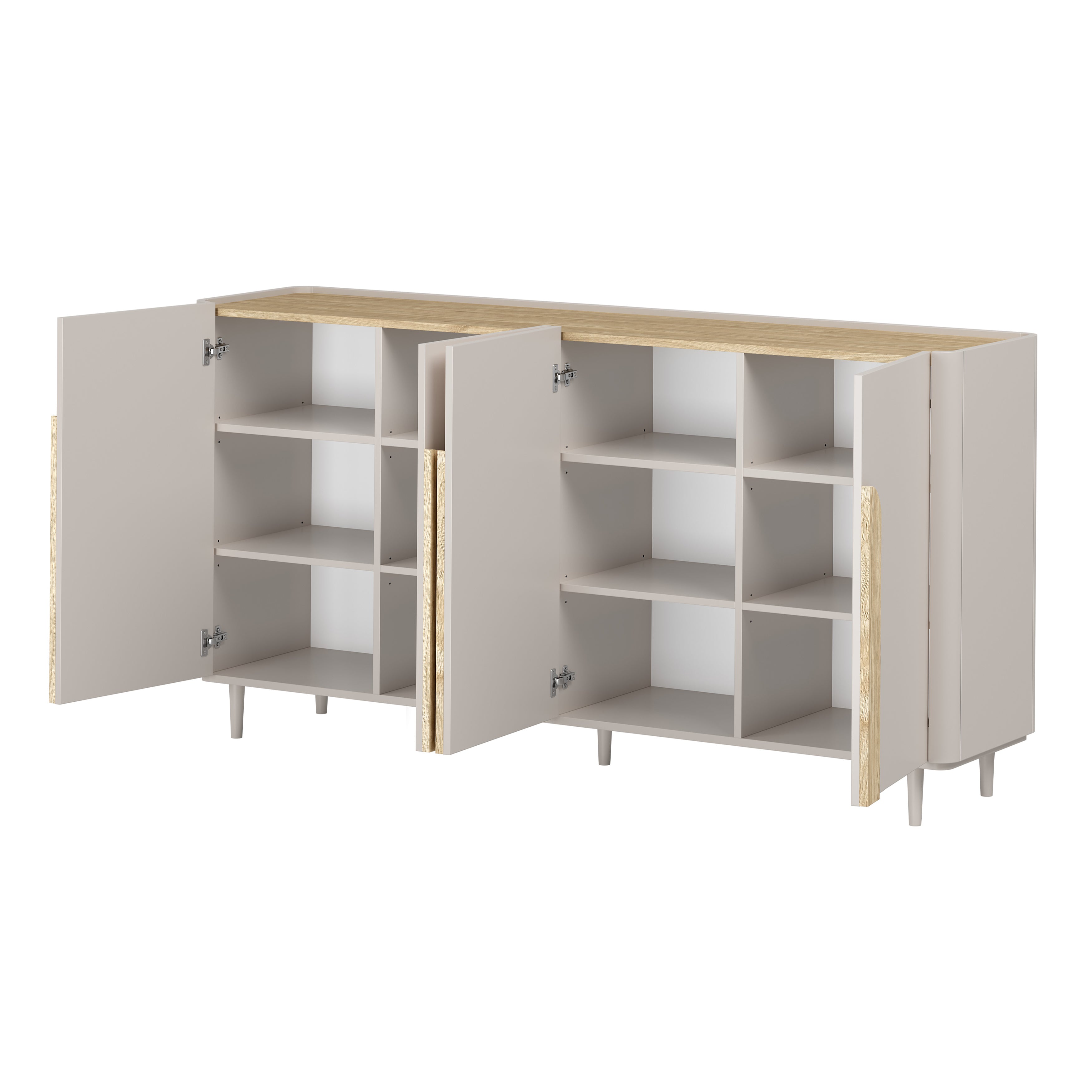 Komoda Amilio 200cm, Materijal: MDF