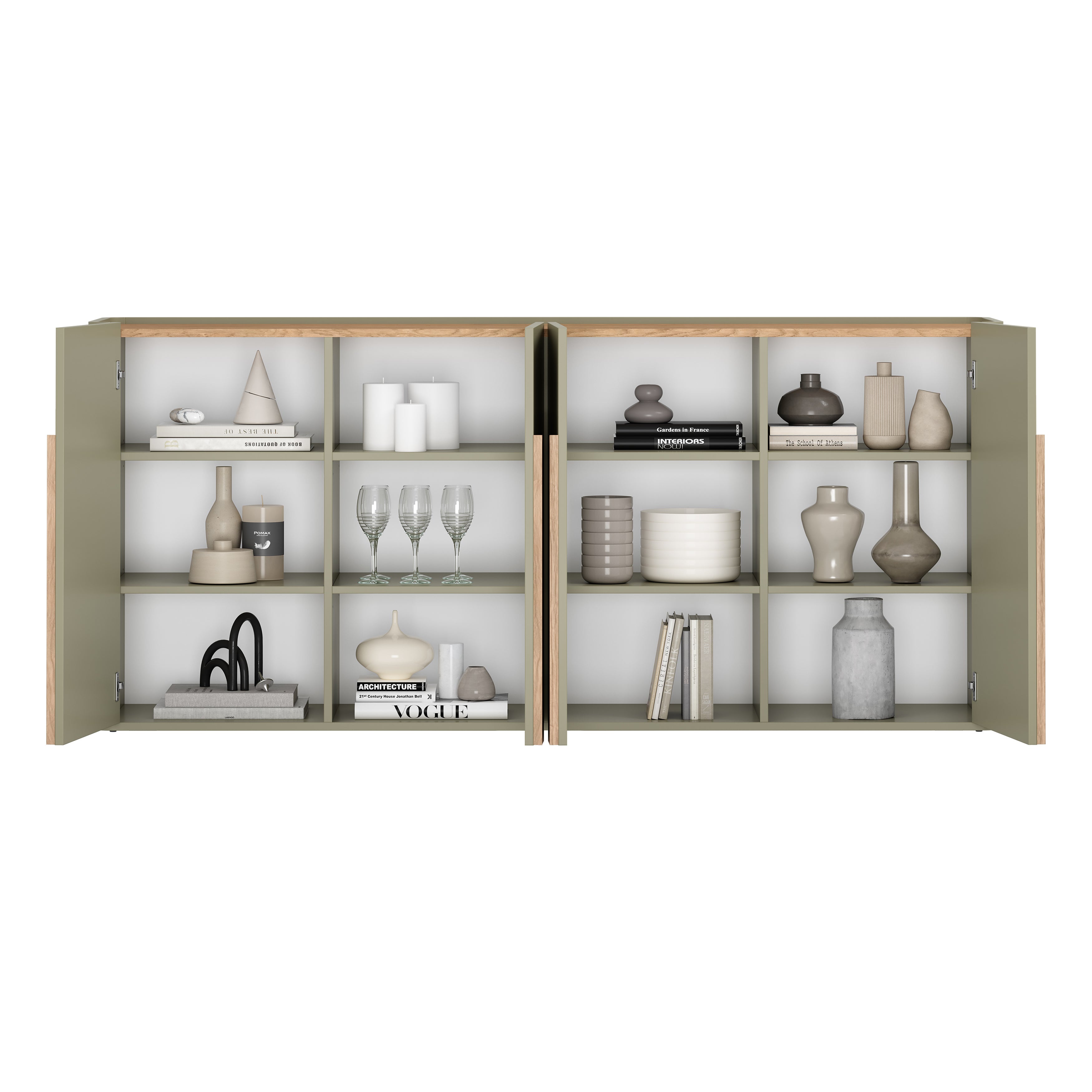 Komoda Amilio 200cm, Materijal: MDF