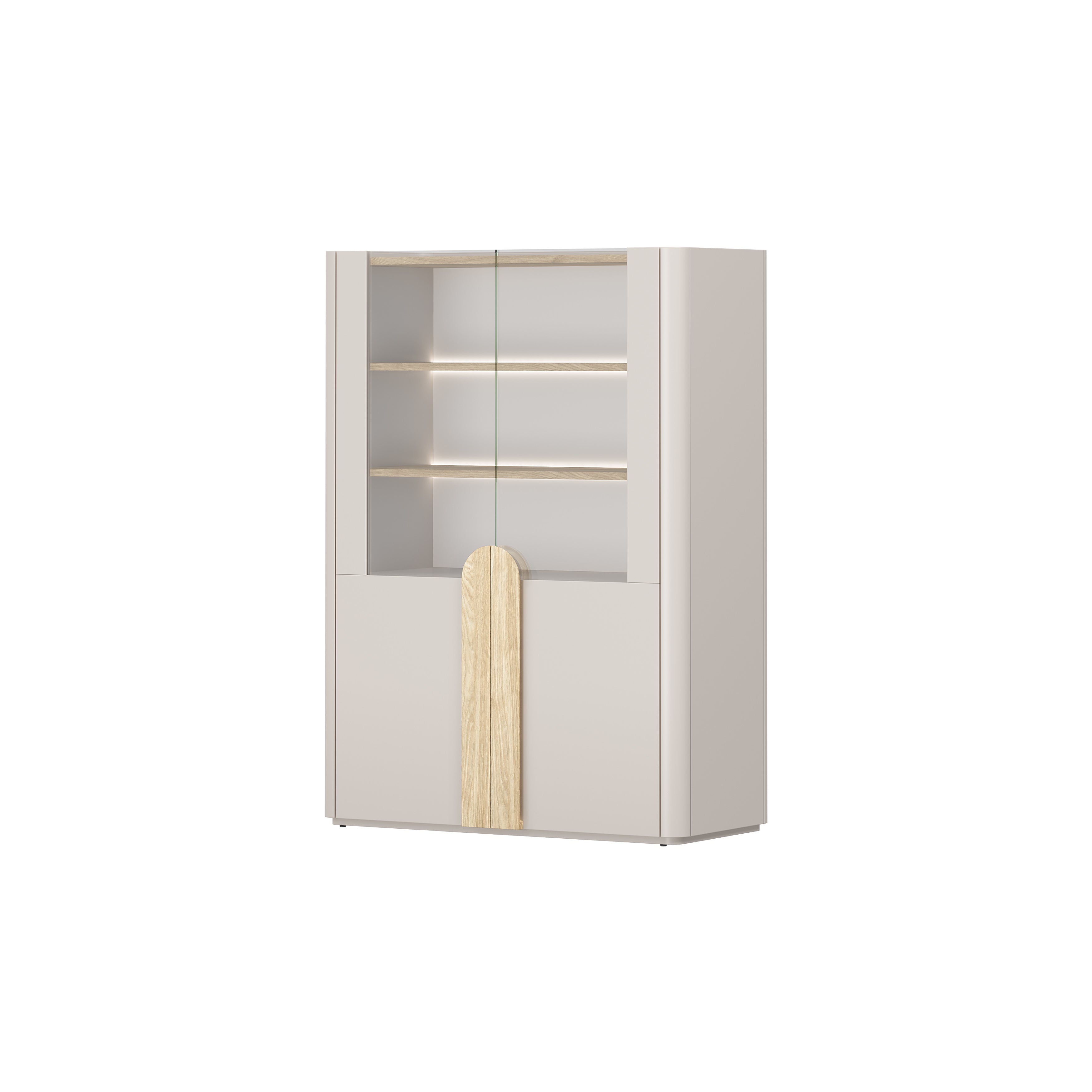 Vitrina Amilio 100x48cm, Materijal: MDF