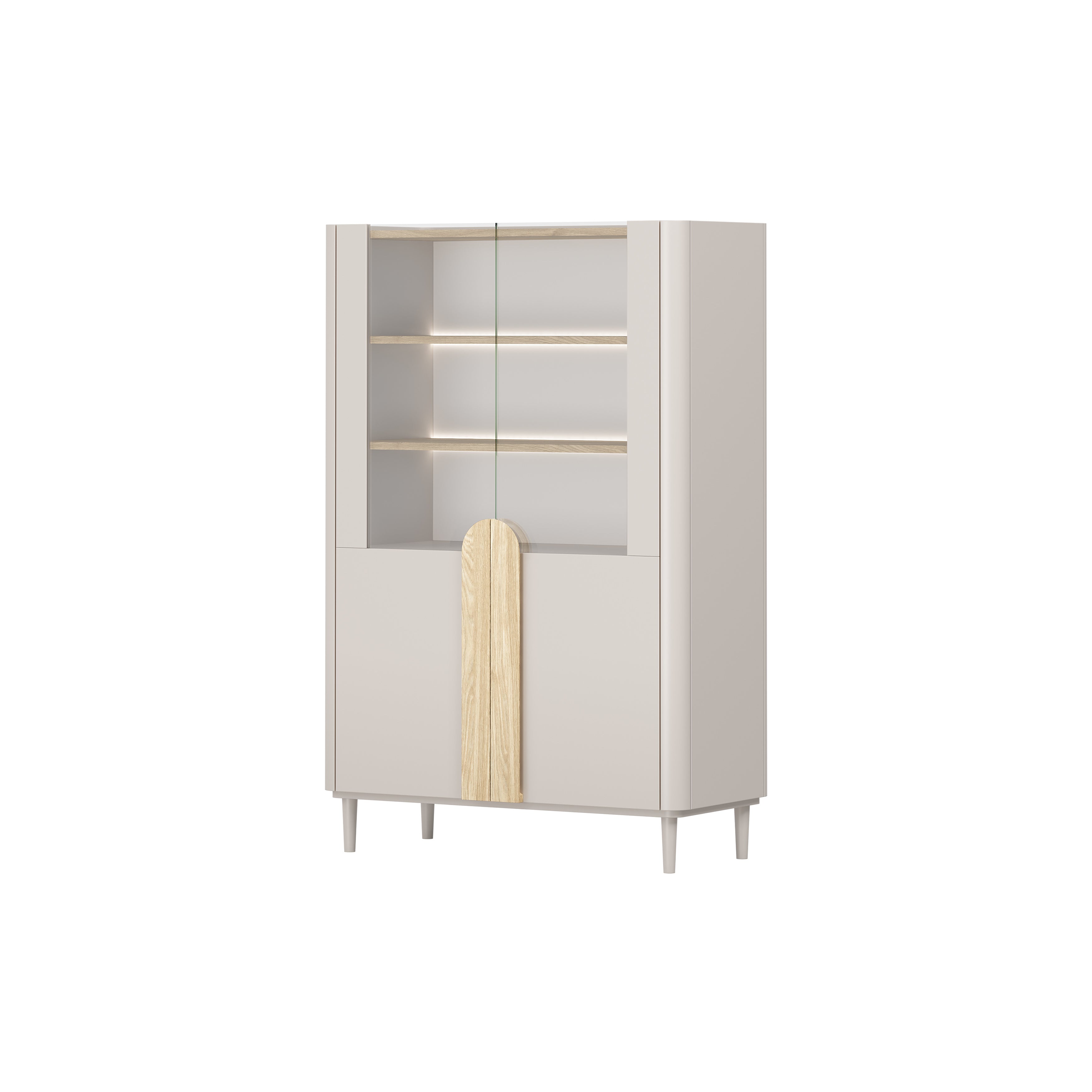Vitrina Amilio 100x48cm, Materijal: MDF