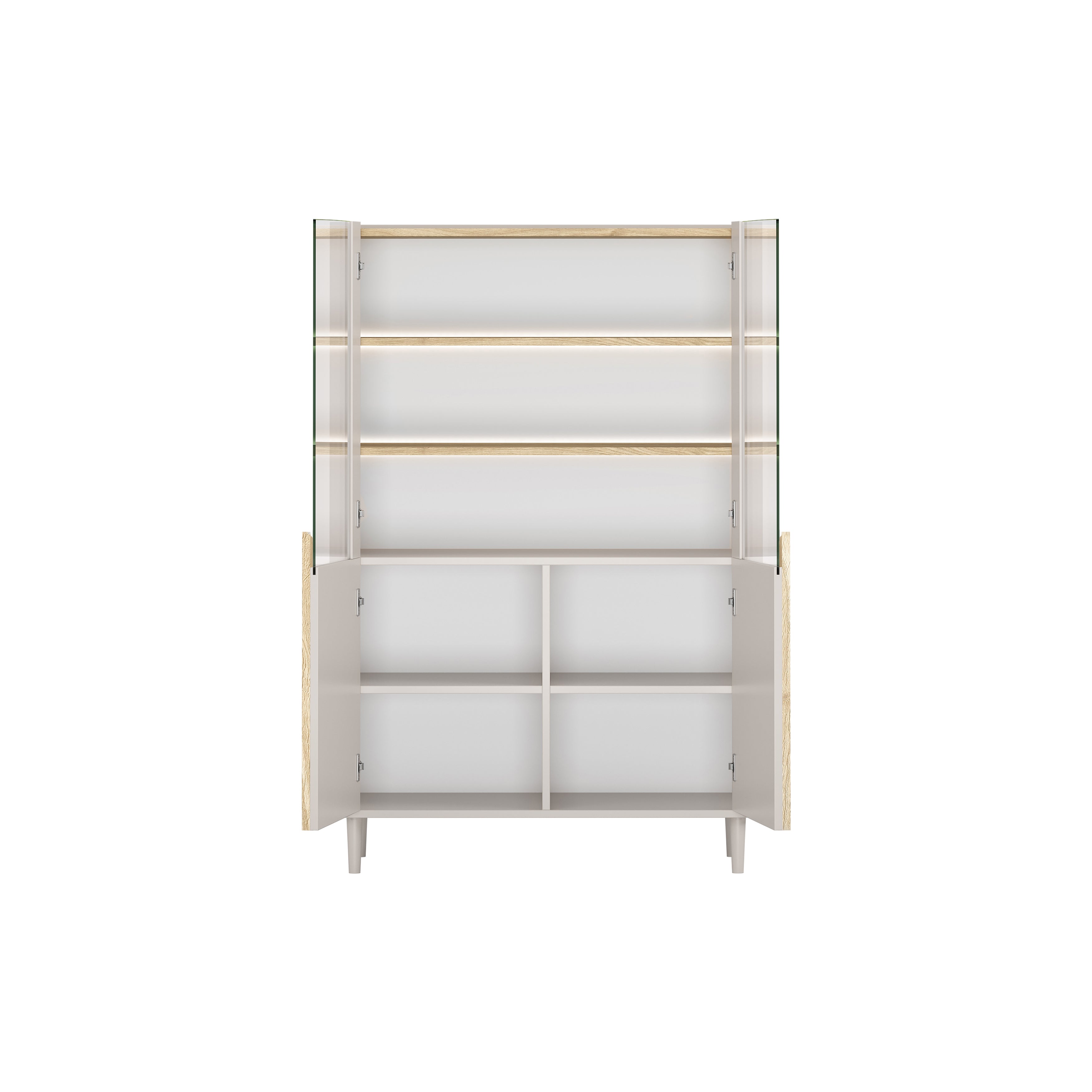 Vitrina Amilio 100x48cm, Materijal: MDF