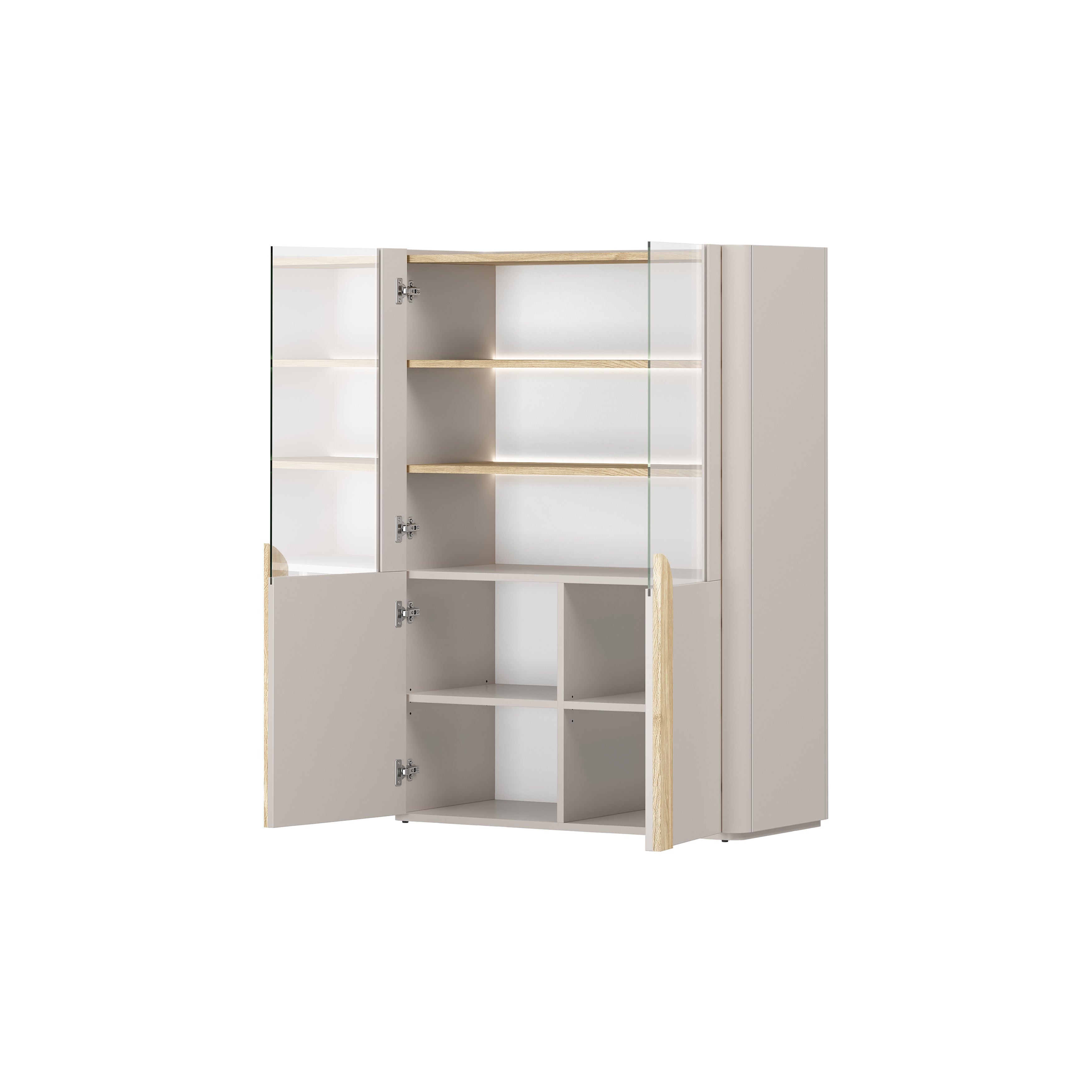 Vitrina Amilio 100x48cm, Materijal: MDF